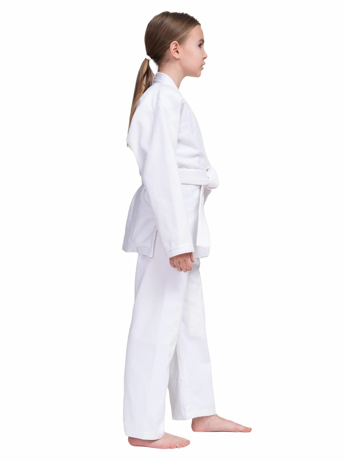 FIRUZ Kimono Standart, Judo-Gi Białe, 140 cm, splot podwójny 350 g/m²