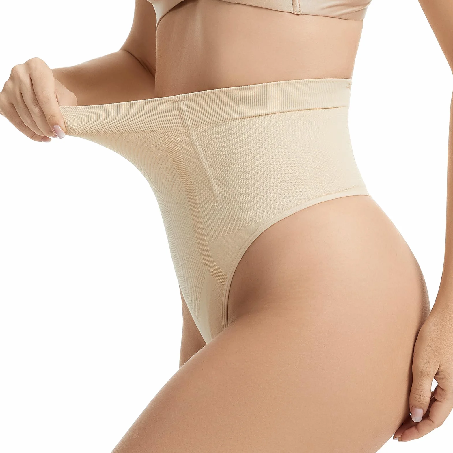 KSKshape Bielizna modelująca brzuch stringi dla kobiet wyszczuplające stringi bezszwowe bielizna modelująca sylwetkę