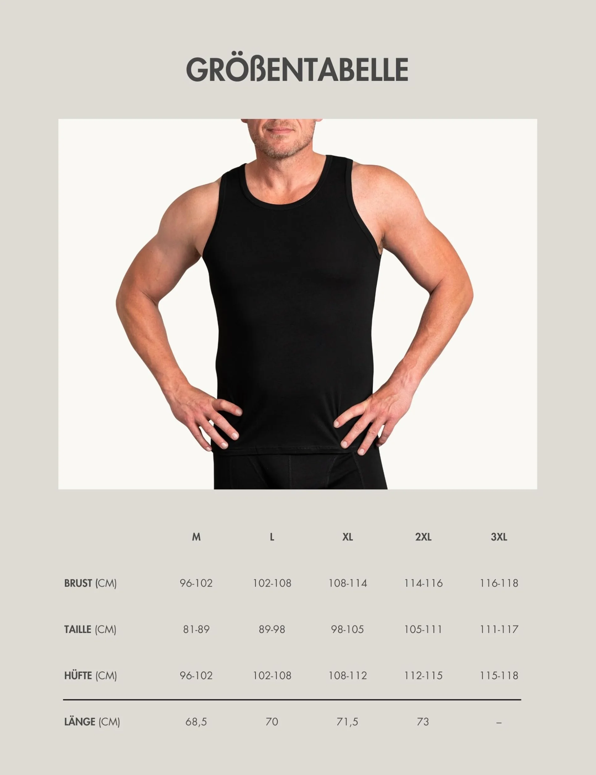 Basic Treasure 2-pak podkoszulek męski, tank top męski, bardzo miękki bambus bawełna, podkoszulki męskie czarne lub białe, czarny, M