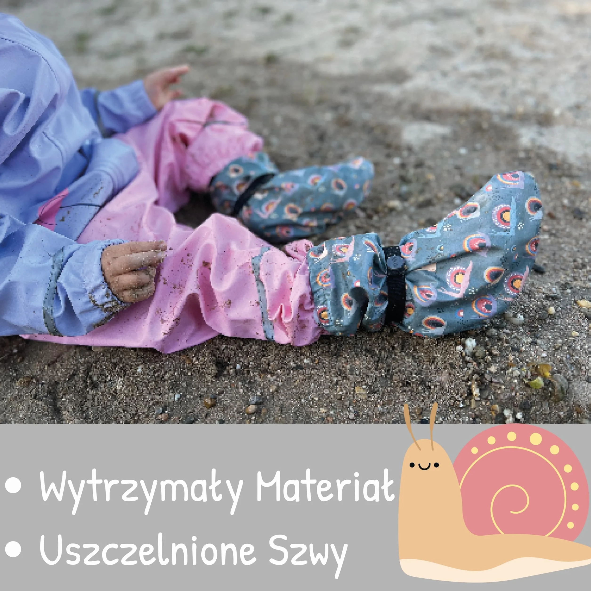 Buty przeciwdeszczowe HECKBO dla niemowląt od 3 do 24 miesięcy - wodoodporne z polarową podszewką - różne motywy - buty outdoorowe dla niemowląt i małych dzieci