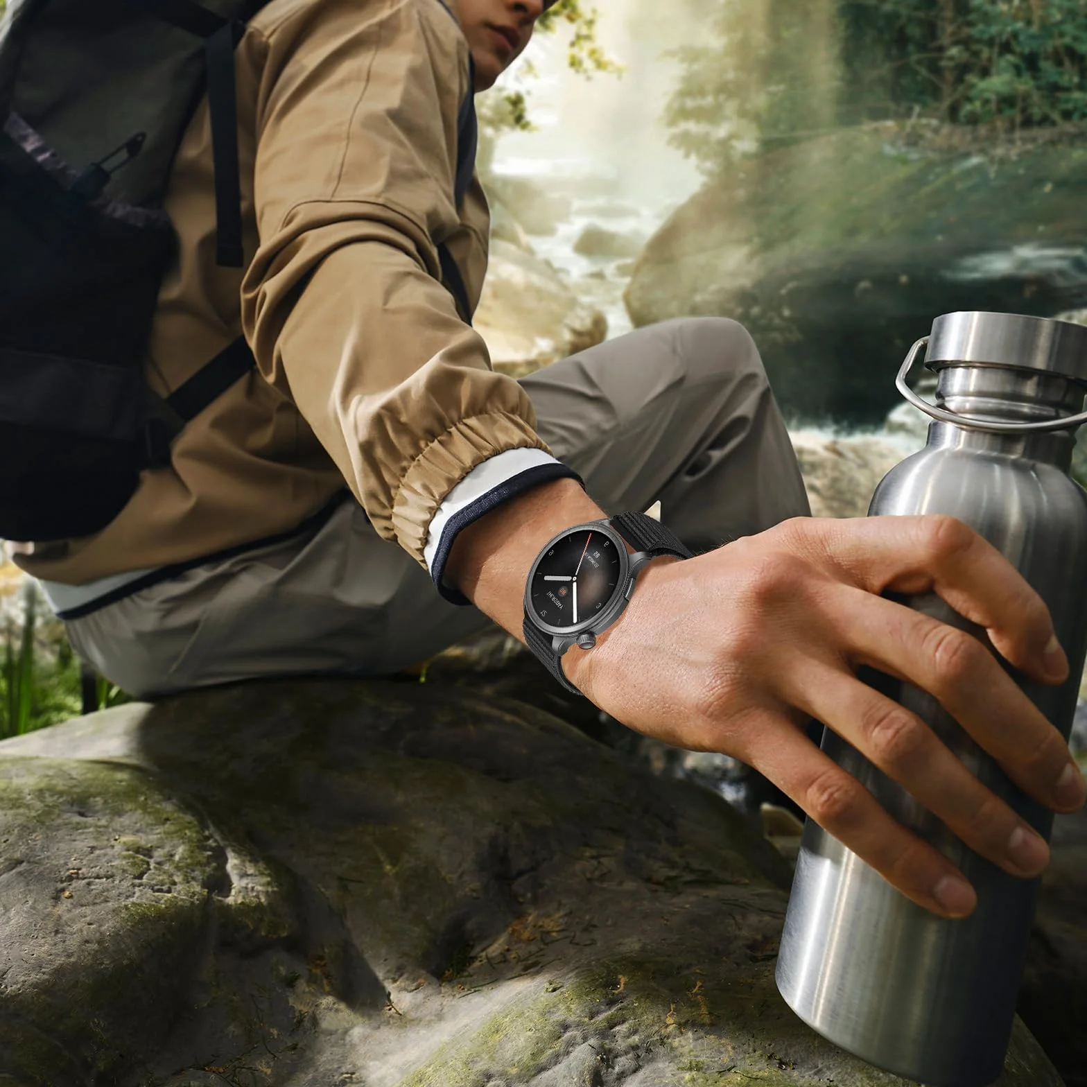 Nylonowy pasek do zegarka 22 mm do Amazfit Bip 6/Bip 5/Bip 5 Unity/Amazfit Balance/GTR 4/GTR4 Pro/GTR 3/GTR3 Pro/GTR 2/GTR 47 mm / Cheetah/Cheetah Pro, zapasowy pasek dla mężczyzn i kobiet
