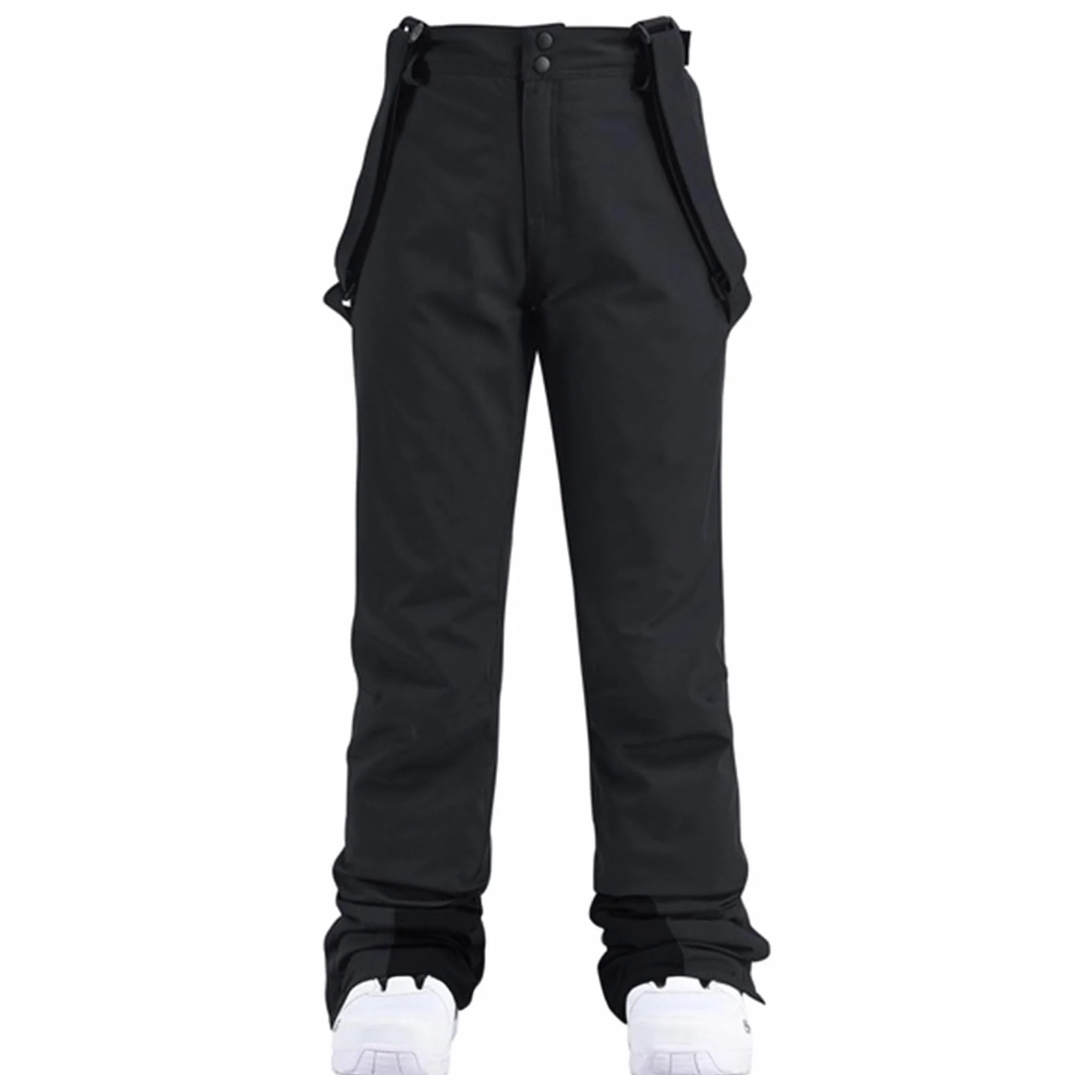 HOTIAN damskie spodnie narciarskie, spodnie snowboardowe, zimowe, ciepłe, wodoodporne, wiatroszczelne, odpinane, do biegania na nartach, termiczne, do wędrówek