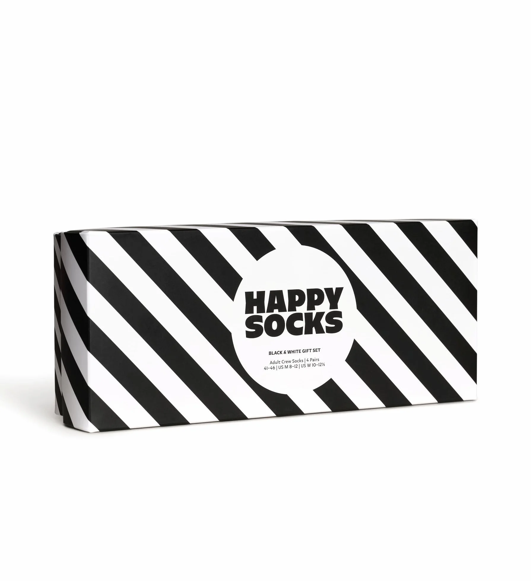Happy Socks kolorowe i zabawne skarpetki 4-Pack Classic Black & White Socks Gift Set Rozmiar 41-46