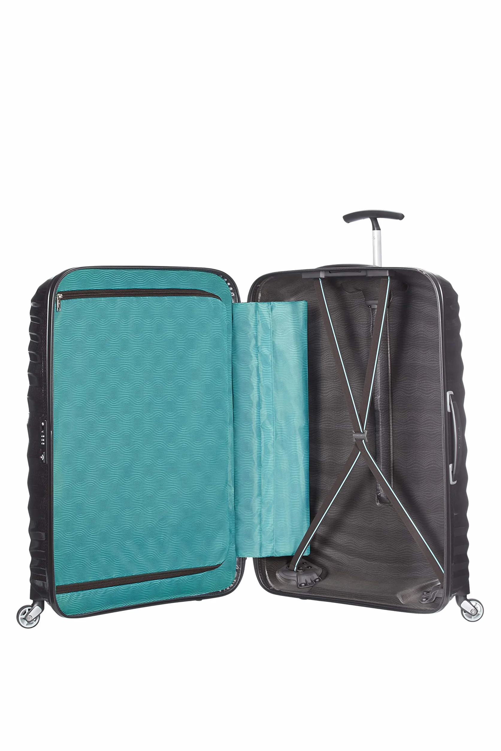 Samsonite Lite -Shock - Spinner L Suitcase, 75 cm, 98,5 L, czarny (czarny)