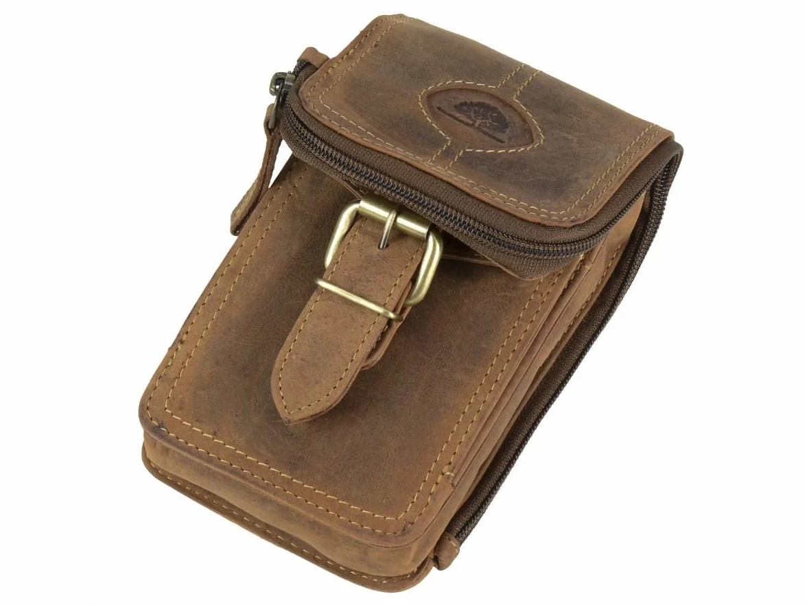 Greenburry Vintage saszetka na pasek ze skóry 10 cm