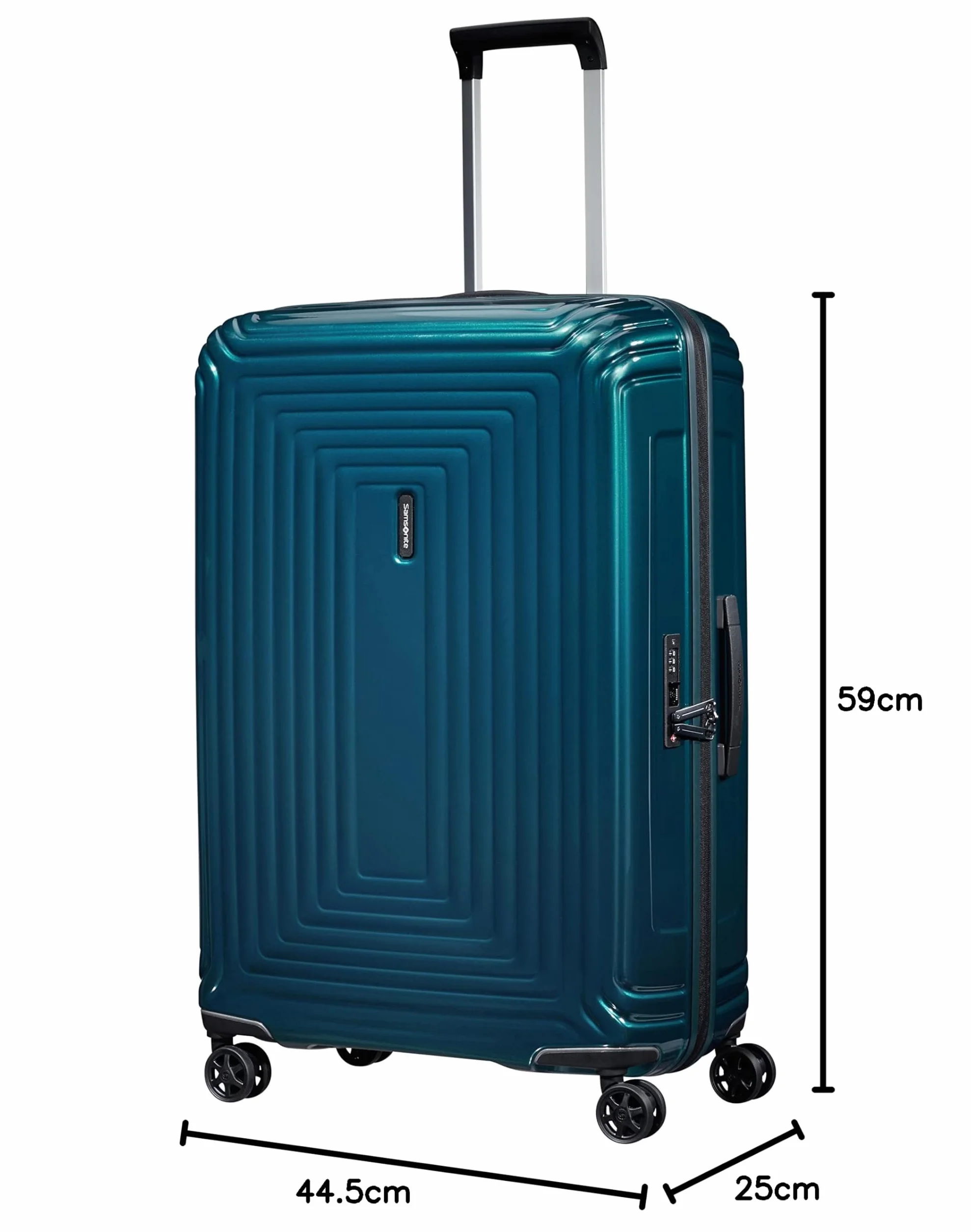 Samsonite Neopulse - Spinner L, Walizka, 75 m, 94L, Niebieski (Metallic Blue)
