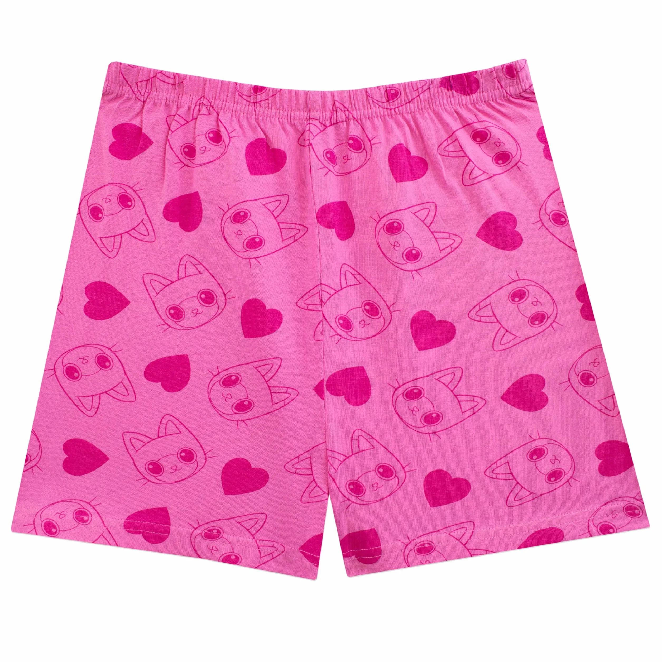 DreamWorks Girls Gabby's Dollhouse Pyjamas Short Frill Sleeve Pyjama Set For Kids
