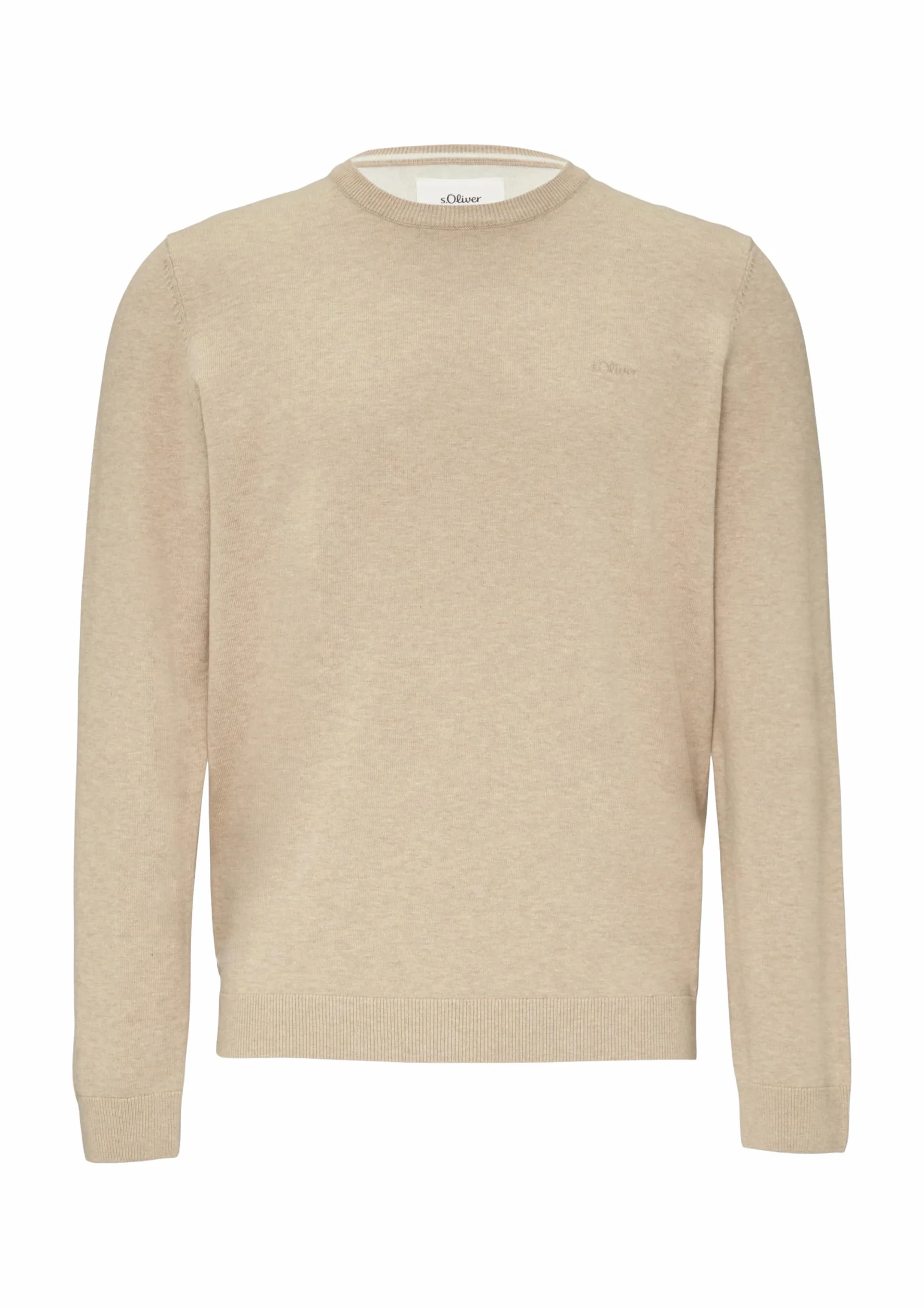 s.Oliver Sweter z dzianiny z wyszywanym logo, 82 W 0, 3XL