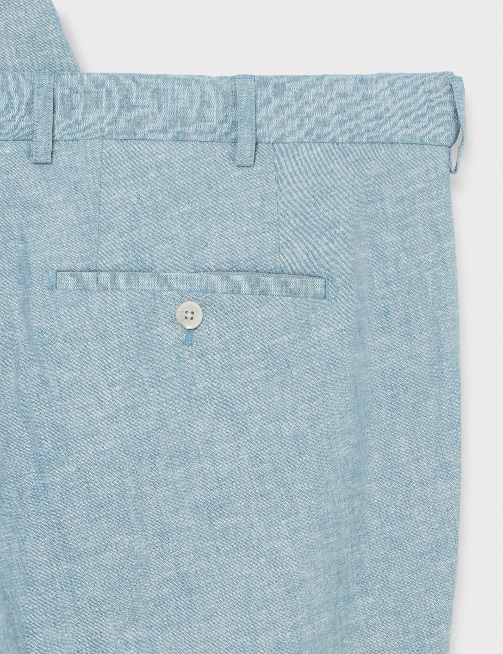 JACK & JONES Jprriviera Linen Suit Slim Fit Sn Pls garnitur męski, Troposphere/Fit: slim fit, 66 Duże rozmiary