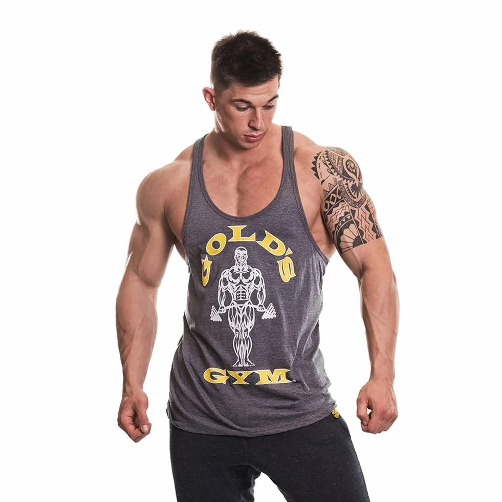 Gold's Gym Kamizelka Stringer Mężczyźni Muscle Joe Contrast Stringer Vest