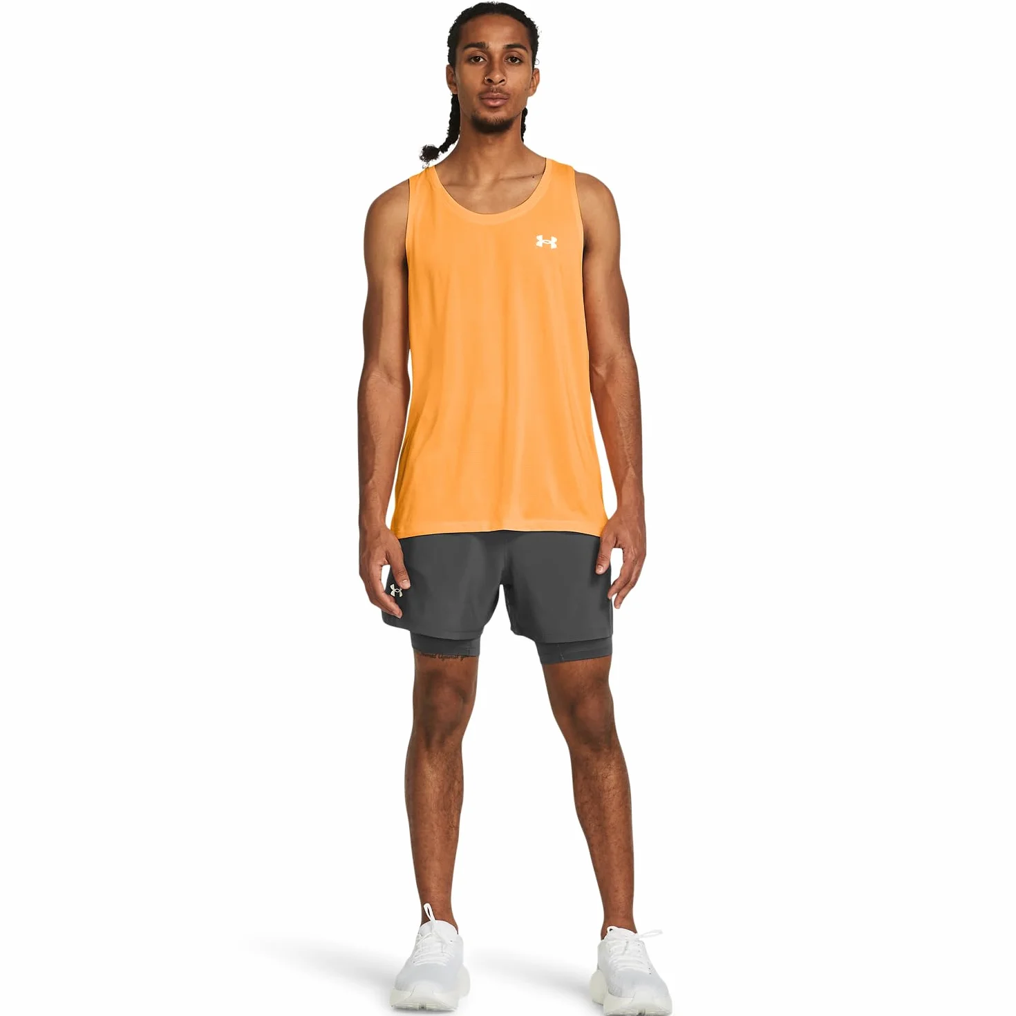 Under Armour Men's UA Launch 2-in-1 5" Shorts - Dół Mężczyźni