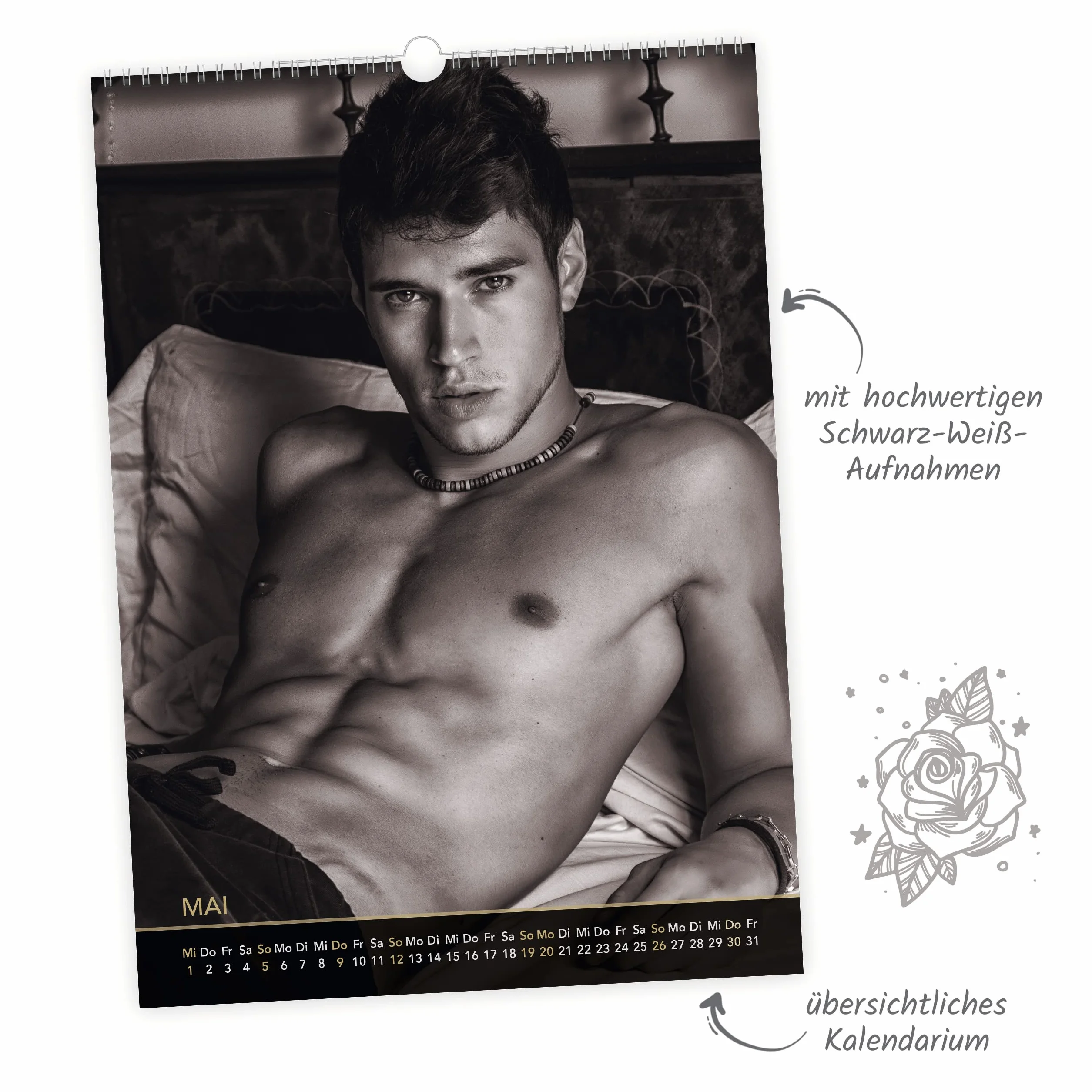 Trötsch Erotikkalender Men 2024: Erotikkalender Aktkkalender Erotik Kalender