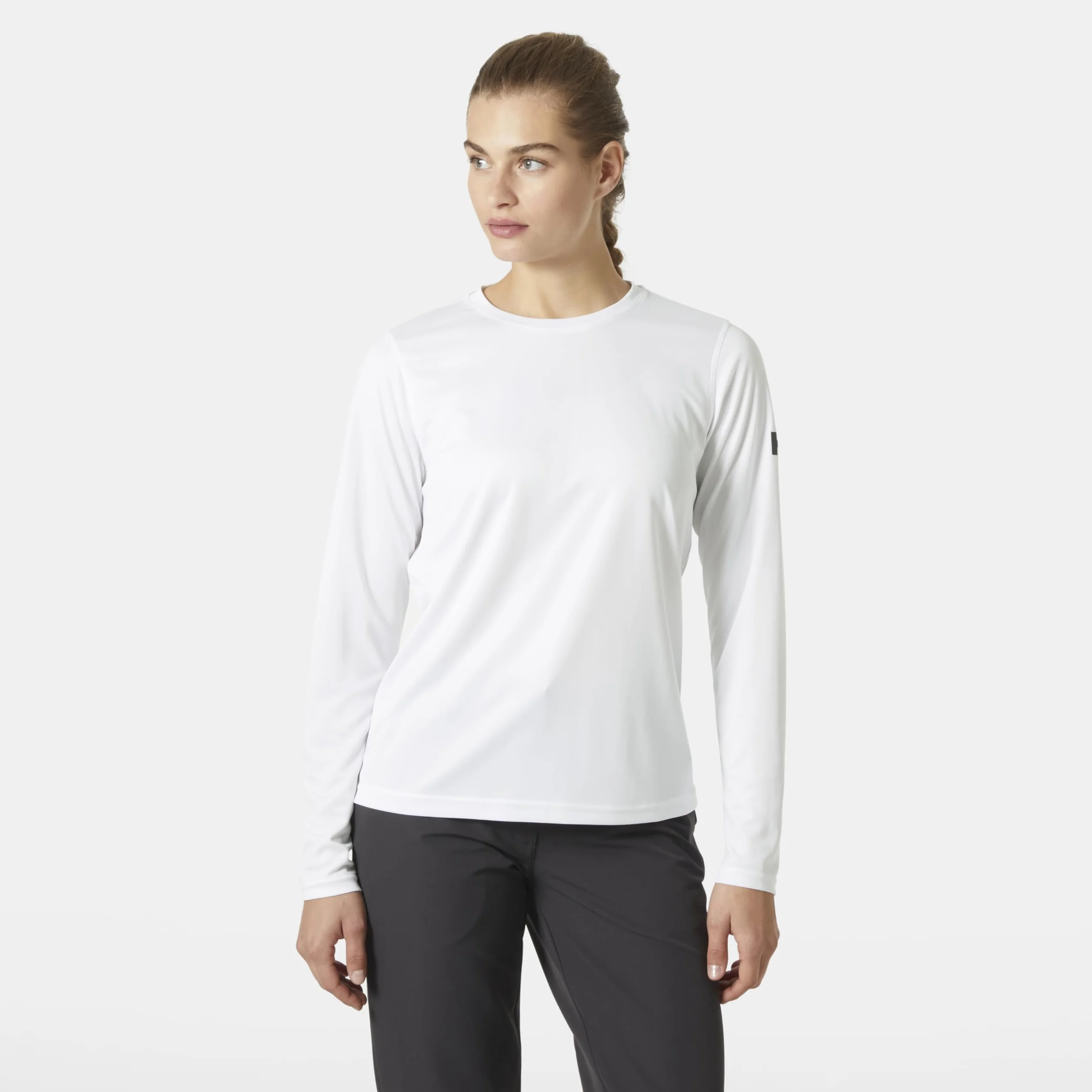 Helly Hansen Damska W HH Tech Crew LS 2.0, biała, L