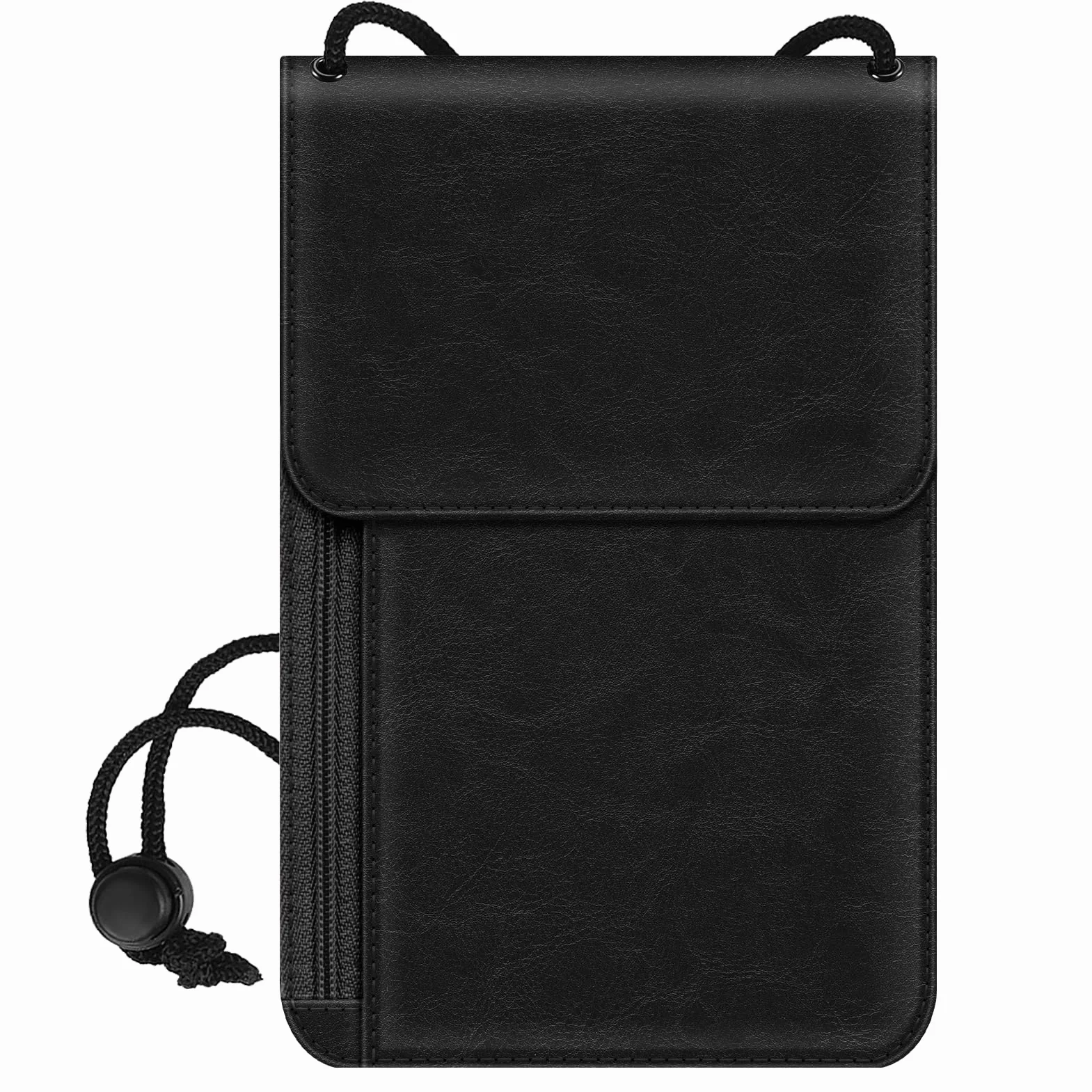 Fintie Torba na klatkę piersiową, torba na paszport, blokada RFID, torebka podróżna, torebka na ramię, etui na telefon komórkowy ze sztucznej skóry premium, dla mężczyzn, kobiet, dzieci, chłopców i