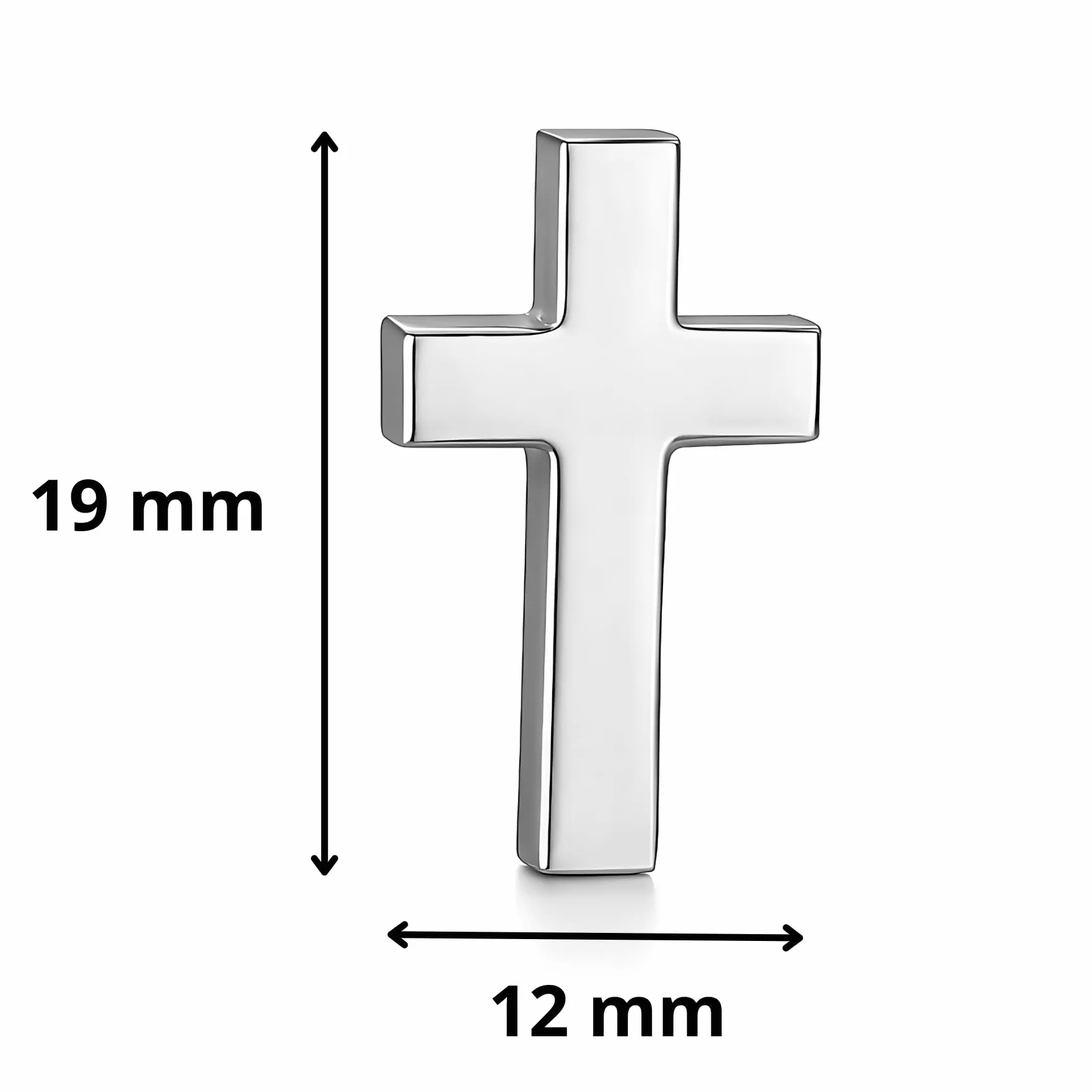 Zestaw dwóch złotych i srebrnych szpilek z krzyżem chrześcijańskim | Katolicki metalowy grawerunek laserowy w kolorze złotym | Katolicka przypinka do klapy religijnej, broszka dla mężczyzn i kobiet
