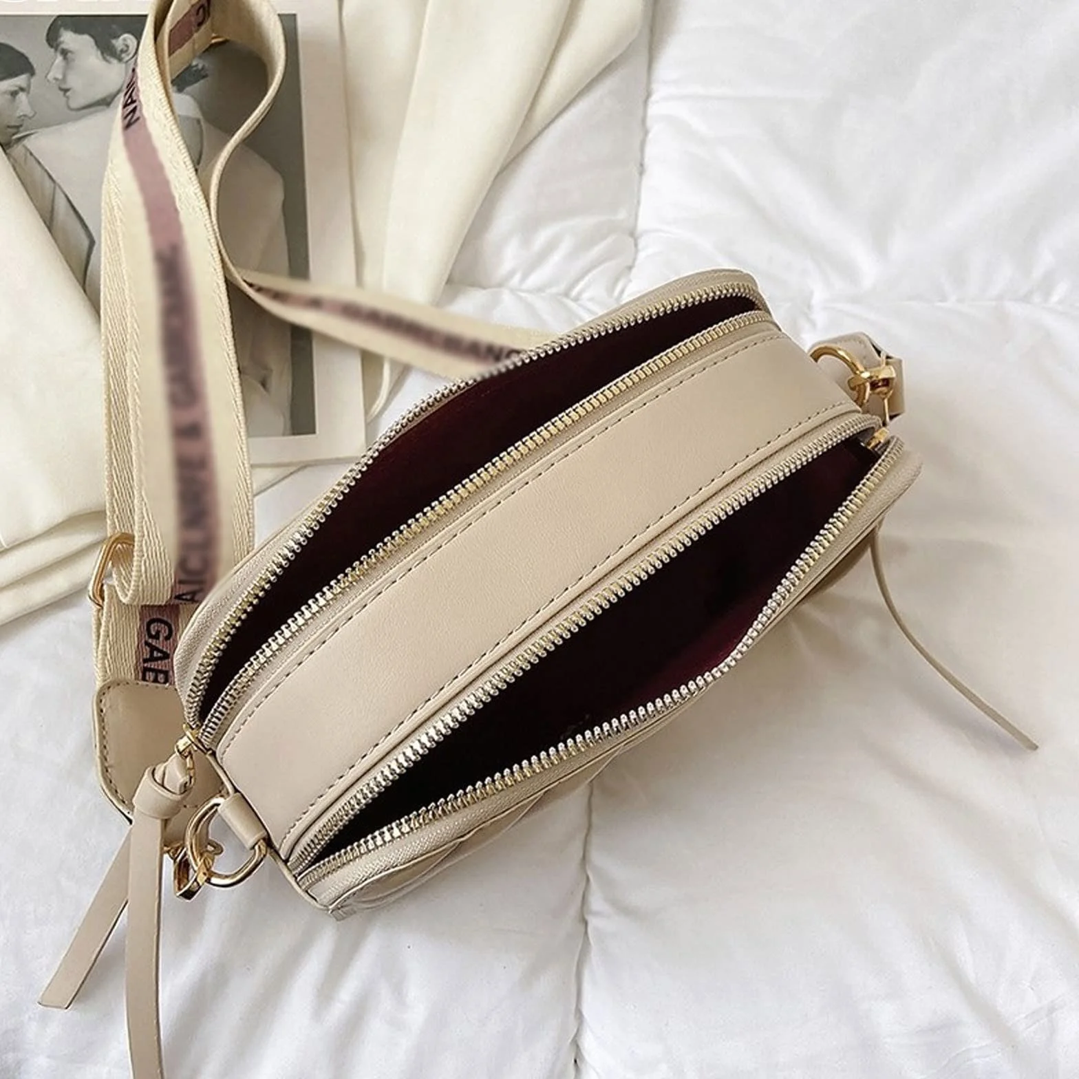 Damskie torby na ramię Vintage Women Crossbody Bag Soft PU Leather Luxury Handbags Women Bags Designer Female Small Messenger Shoulder Bag(Pink)
