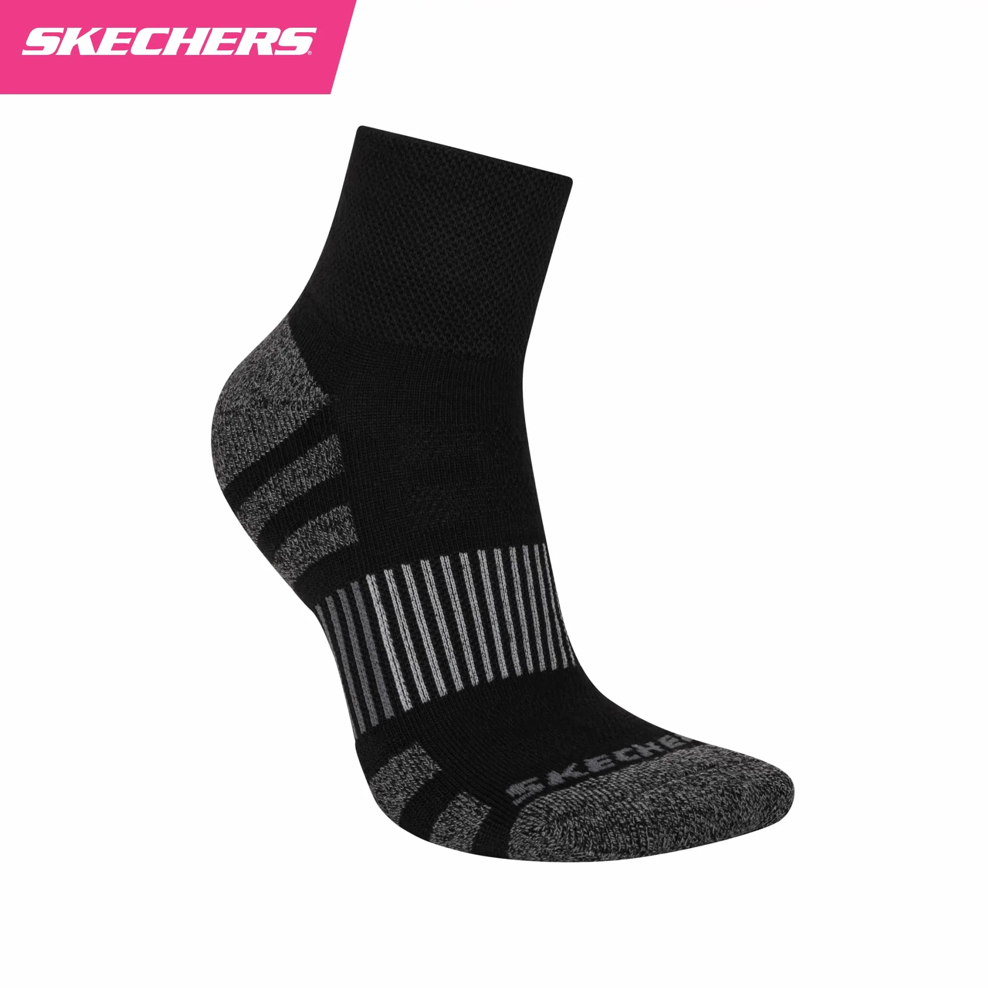 Skechers Skarpety Kobiety 8-pack Work Collection High Quarter Crew Socks, Extra Cushion & Mesh Ventilation