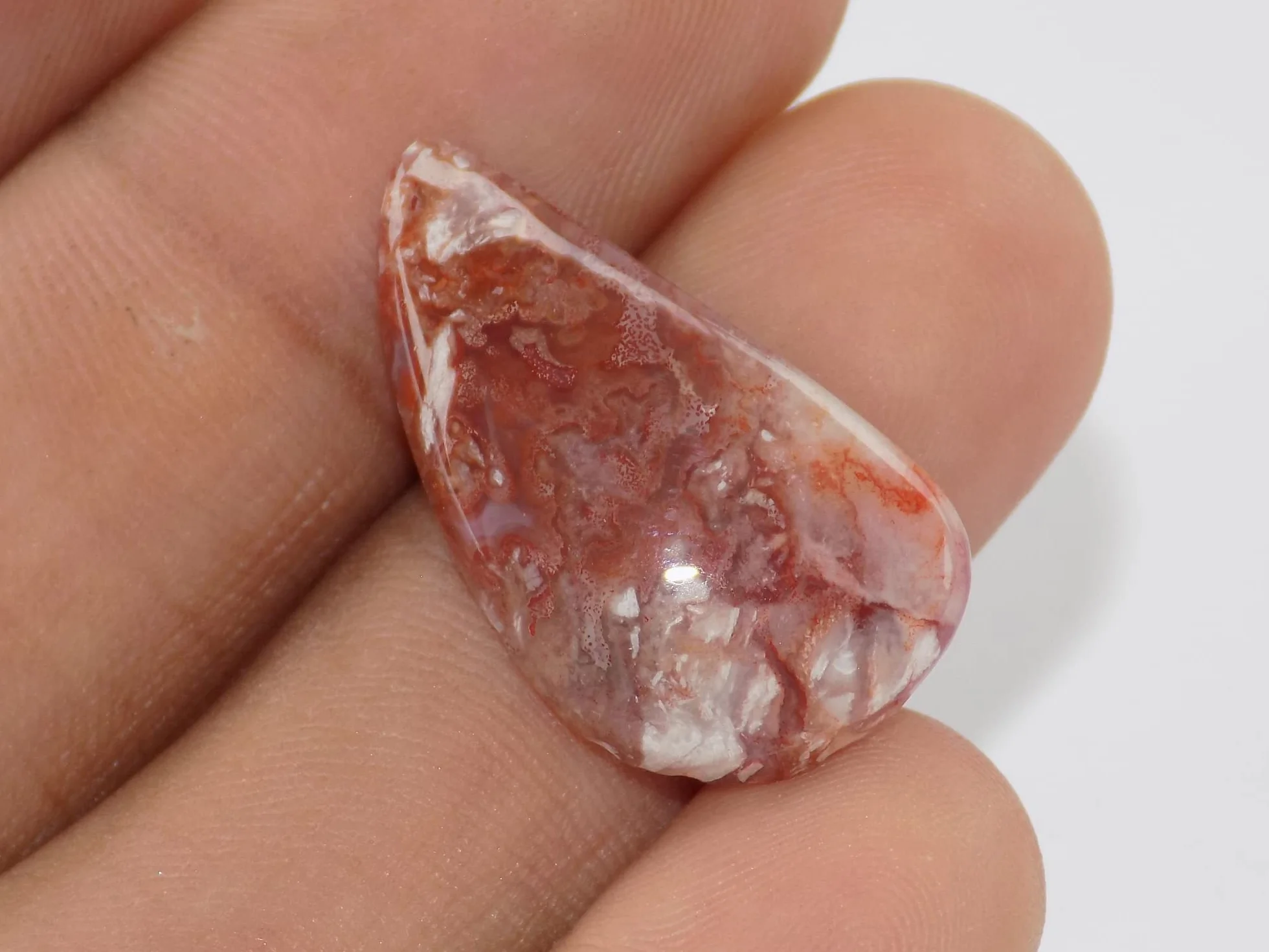 Szalony koronkowy agat kamień szlachetny, fantazyjny kształt 27 x 15 x 5 mm, 14 ct designerski koronkowy agat graficzny kamień, 27x15x5mm, kamień szlachetny, szalony agat koronka