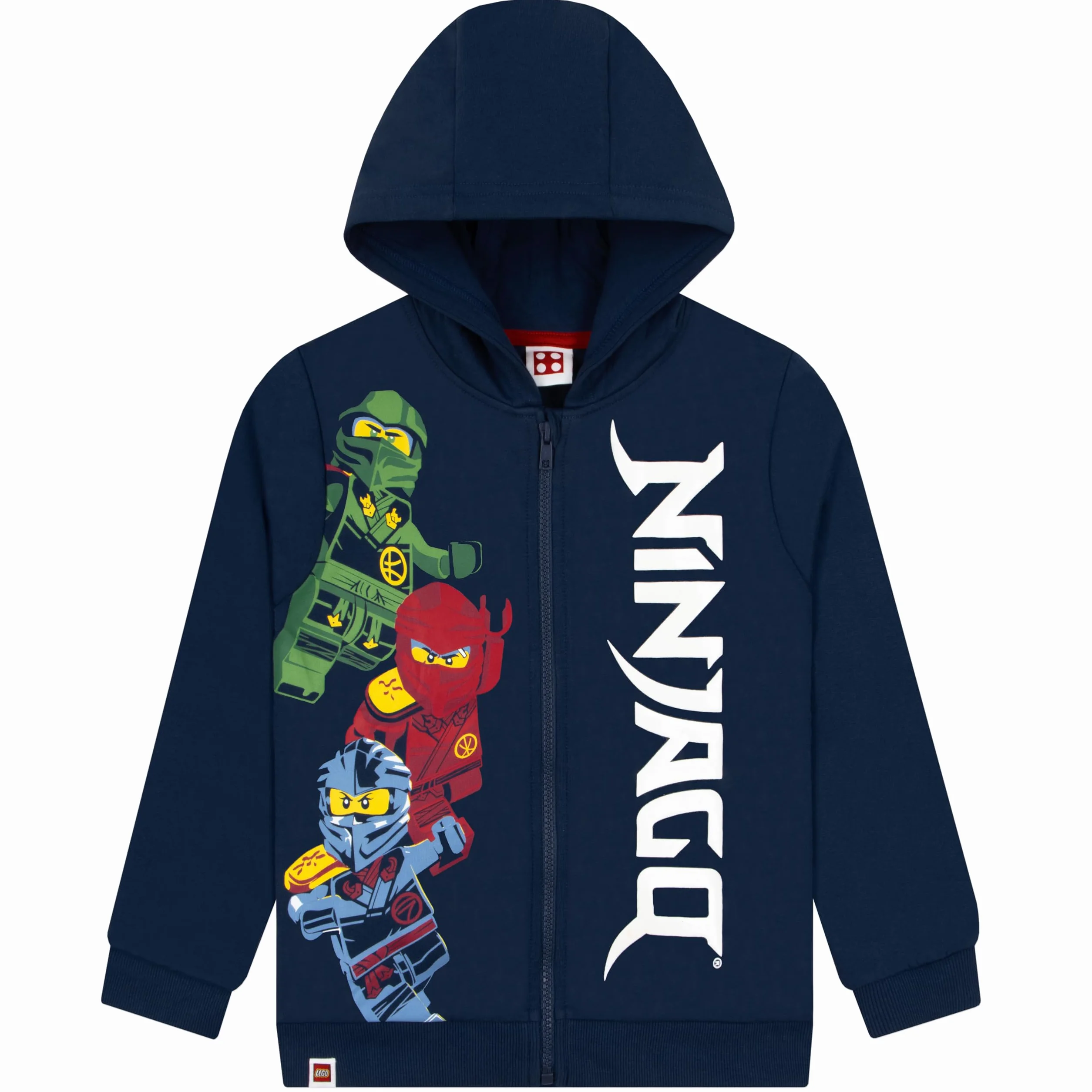 Bluza z kapturem Lego Ninjago | Ubrania Ninjago dla chłopców | Dziecięca bluza Ninja | Wiek od 5 do 13 lat