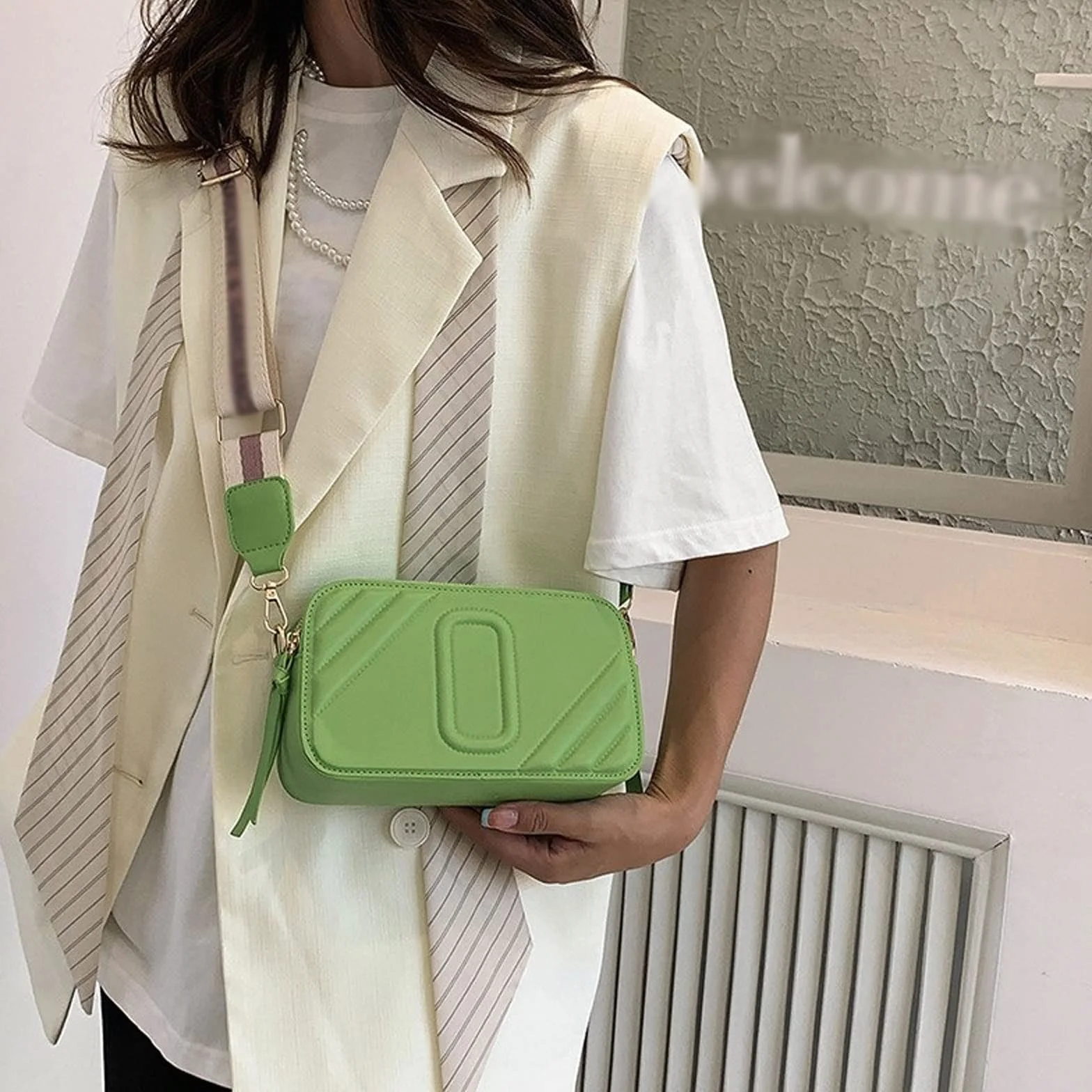Damskie torby na ramię Vintage Women Crossbody Bag Soft PU Leather Luxury Handbags Women Bags Designer Female Small Messenger Shoulder Bag(Pink)