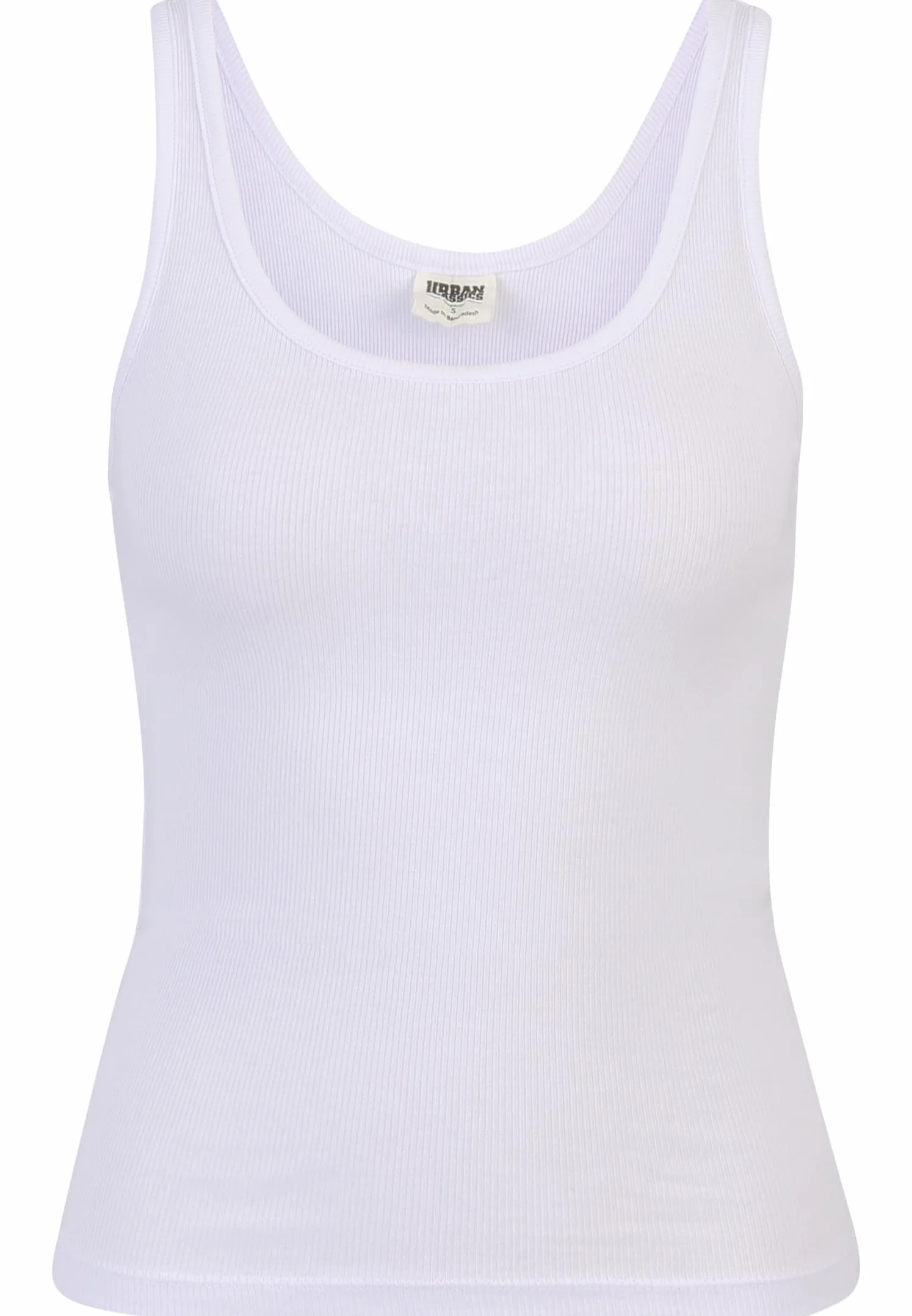 Urban Classics Damski top damski Organic Basic Rib Top 2-pak czarny + bia?y XL, czarny + bia?y, XL