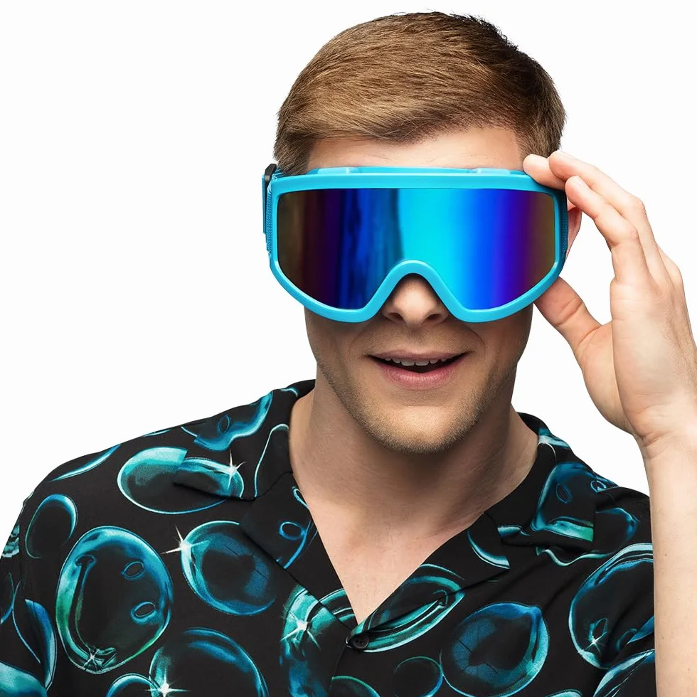 Boland - Gogle narciarskie do przebrań i na imprezy, stylowe gogle na festiwale, karnawał lub imprezy tematyczne apres ski