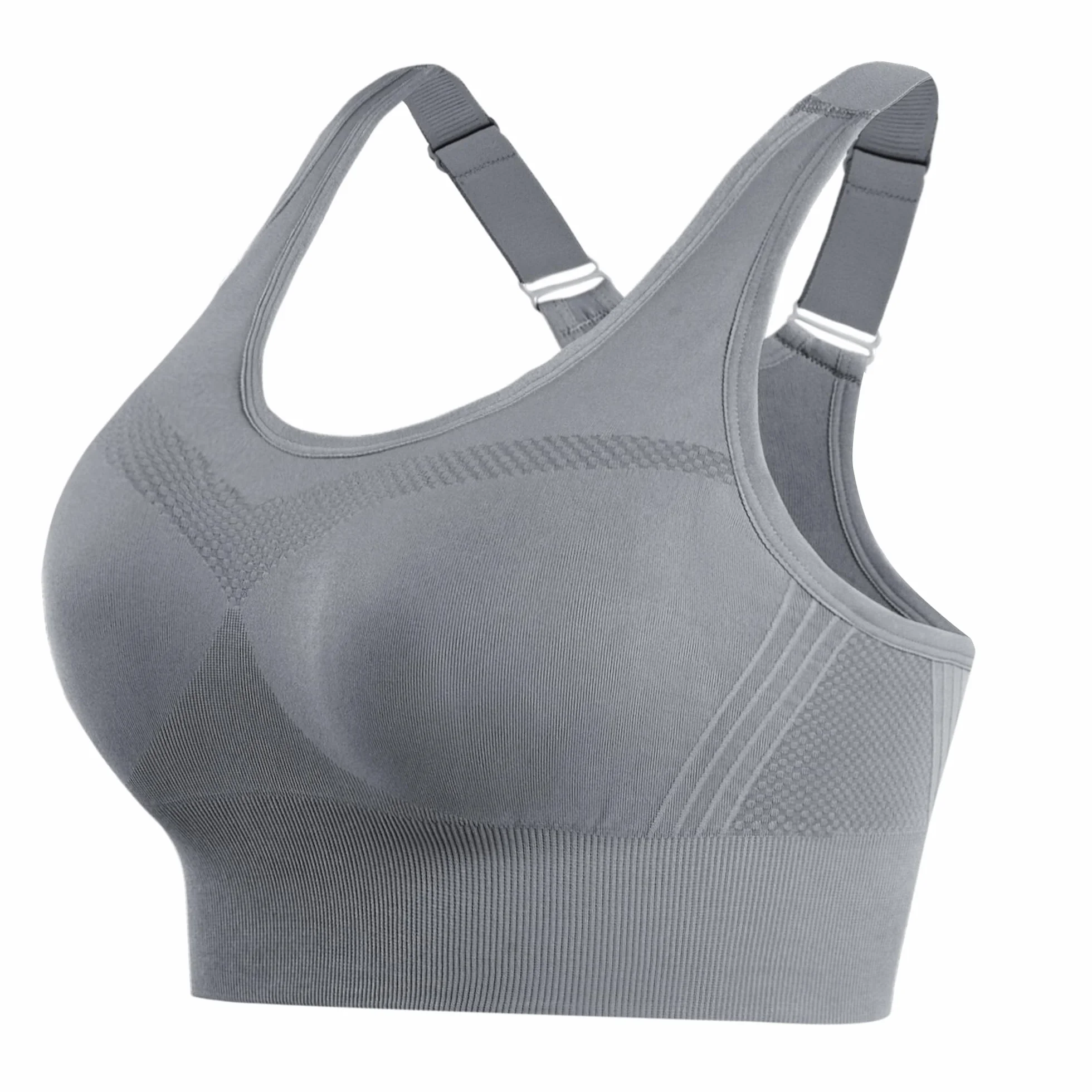 Litherday Damski biustonosz sportowy o wysokim wpływie bez fiszbin z wyjmowanymi wkładkami biustonosz sportowy push up do jogi biegania fitness i treningu rozmiary S-XXL