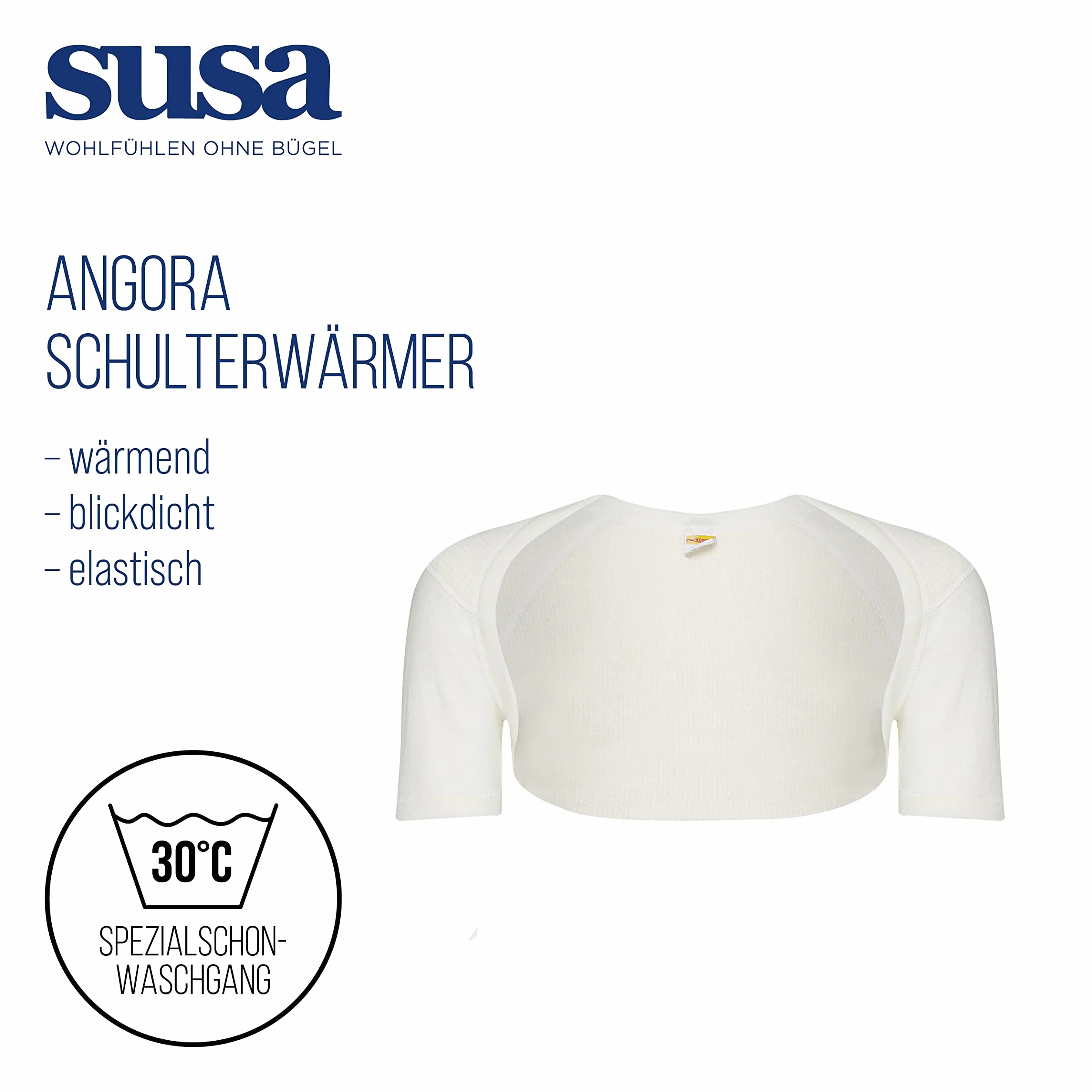 Susa Kamizelka Kobiety Unisex Angora Schulterwärmer S8100160