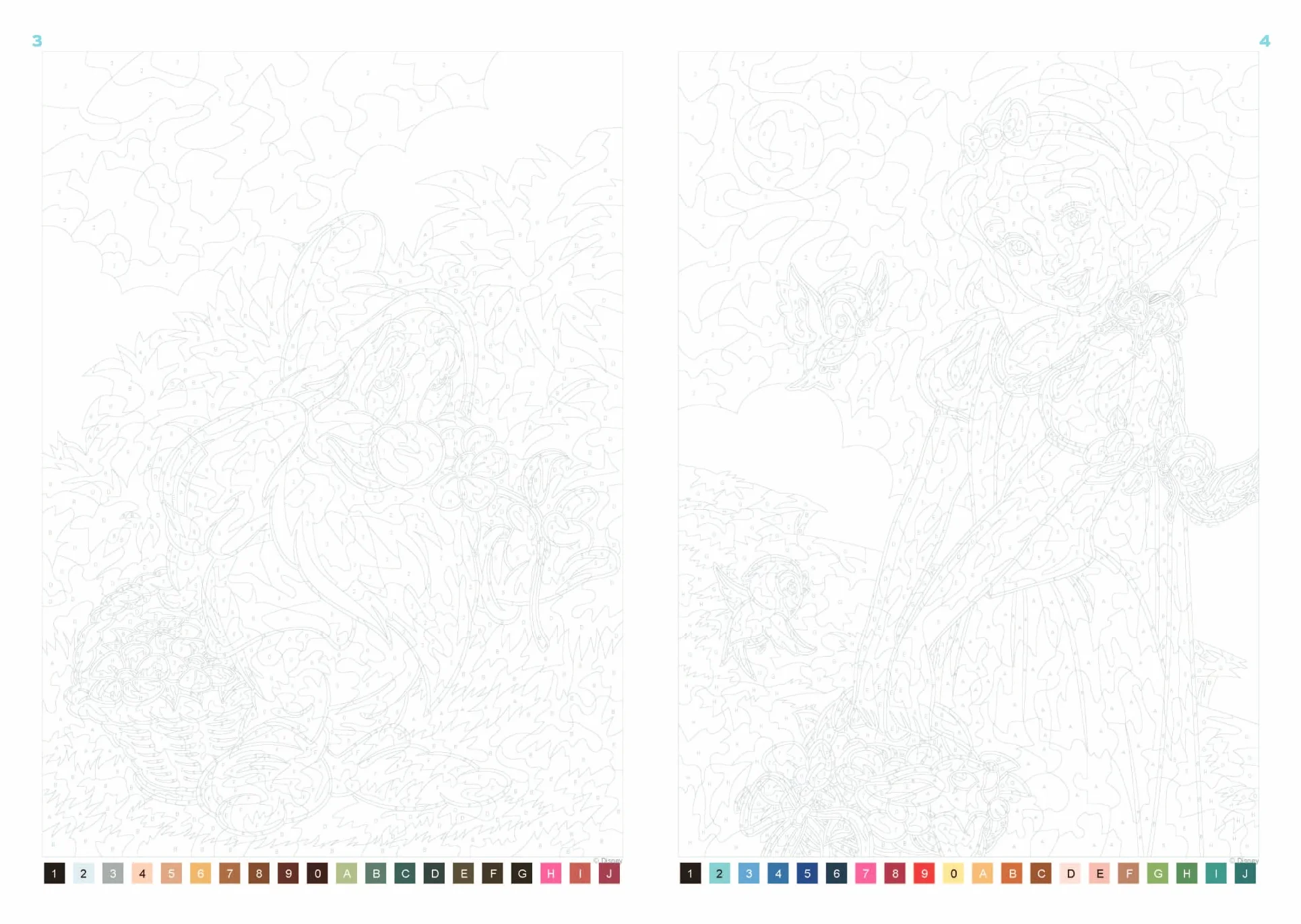 Coloriages mystères Disney - Saisons