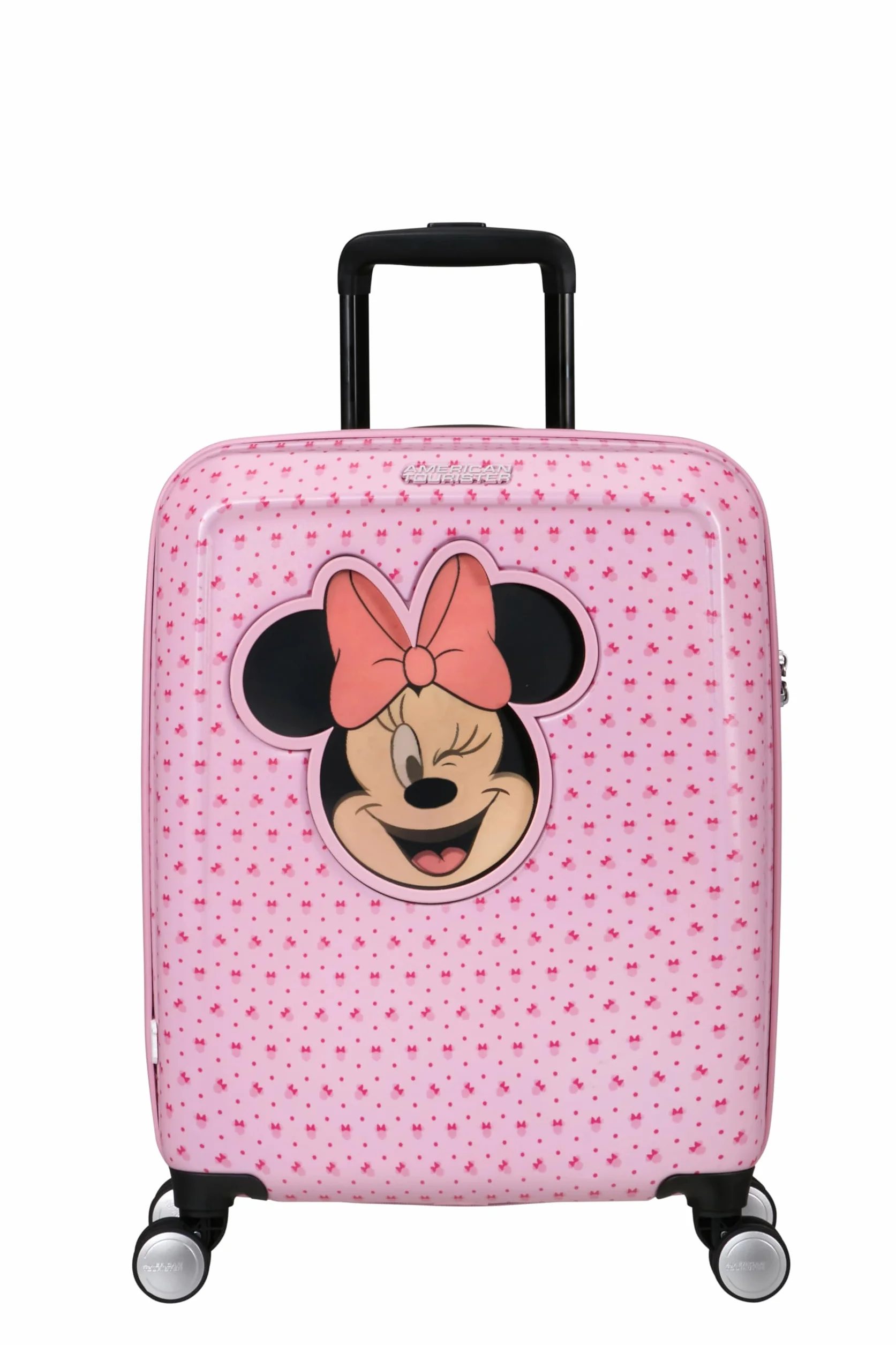 American Tourister Funlight Disney - Spinner S, bagaż podręczny, 55 cm, 36 l, wielokolorowy (Minnie Lenticular Pink), Wielokolorowy (Minnie Lenticular Pink), S, bagaż podręczny disney