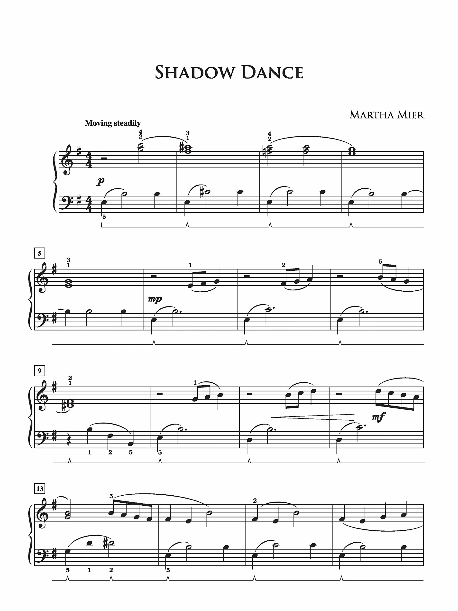 Mier martha romantic sketches piano book 1: 12 Delightful Solos in Romantic Style for the Early Intermediate Pianist