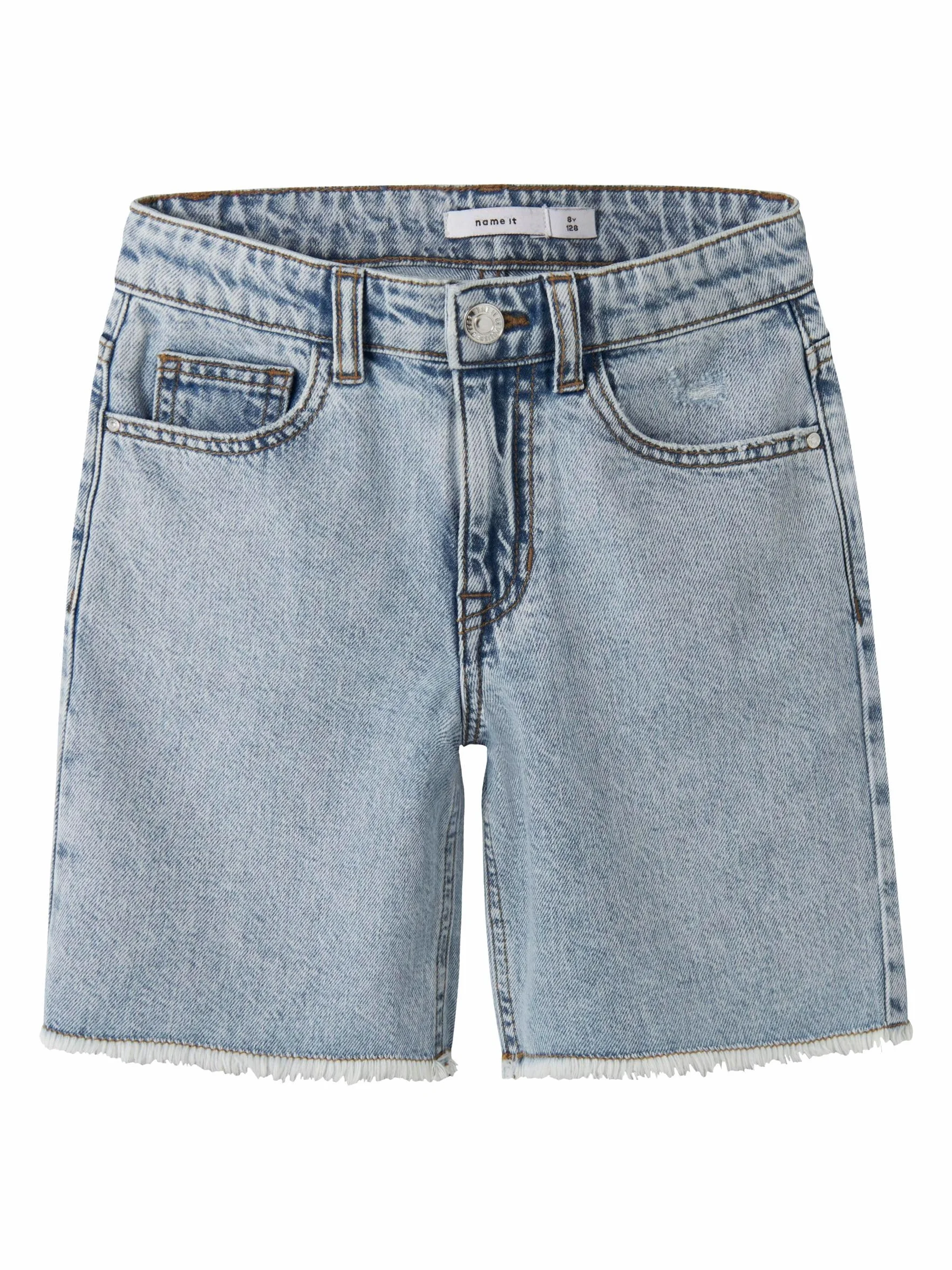 NAME IT Nkfbella Hw Wide Dnm Shorts 1488-be Noos - Nkfbella Hw Wide Dnm szorty 1488-Be Noos Dziewczynki