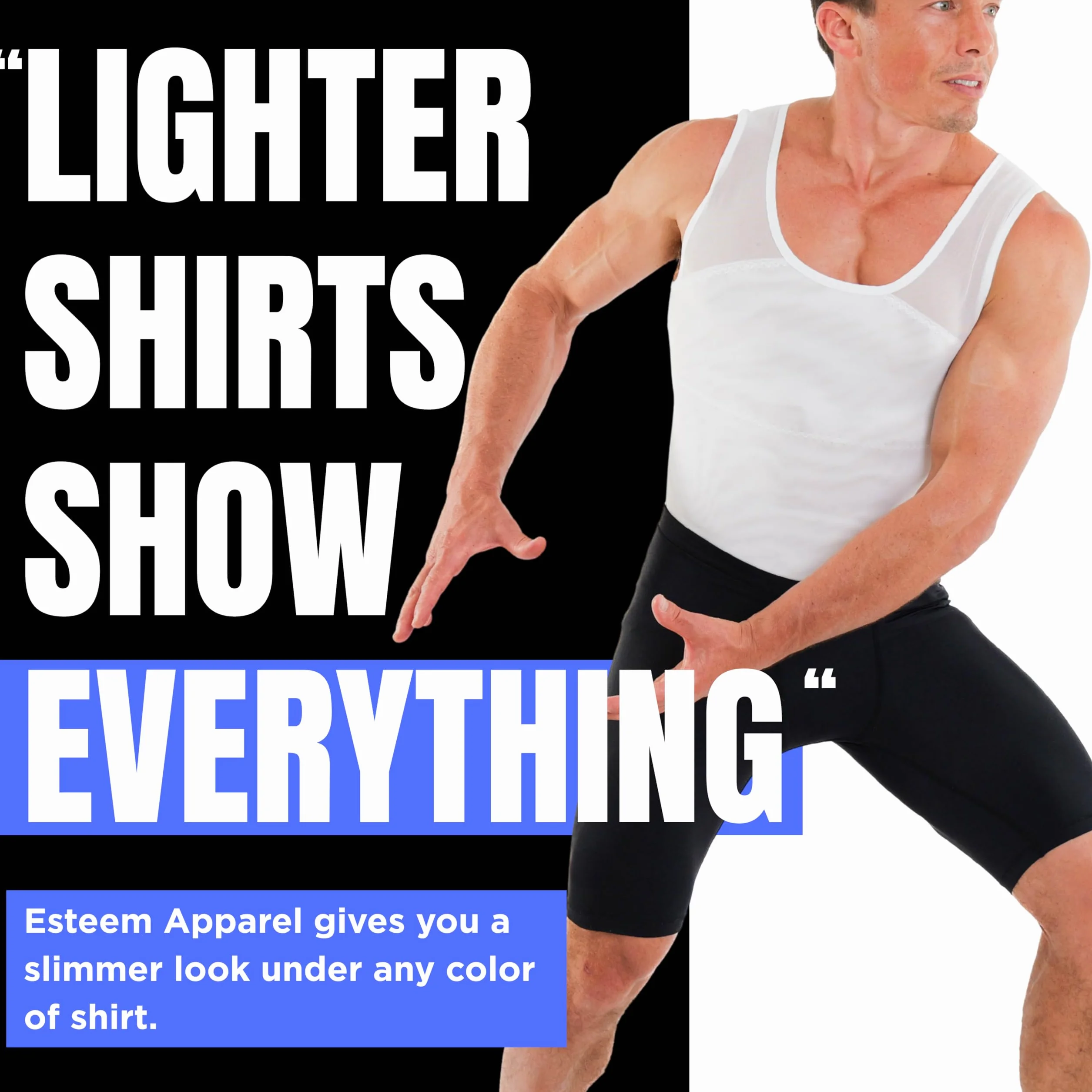 Esteem Apparel Koszula Mężczyźni Compression