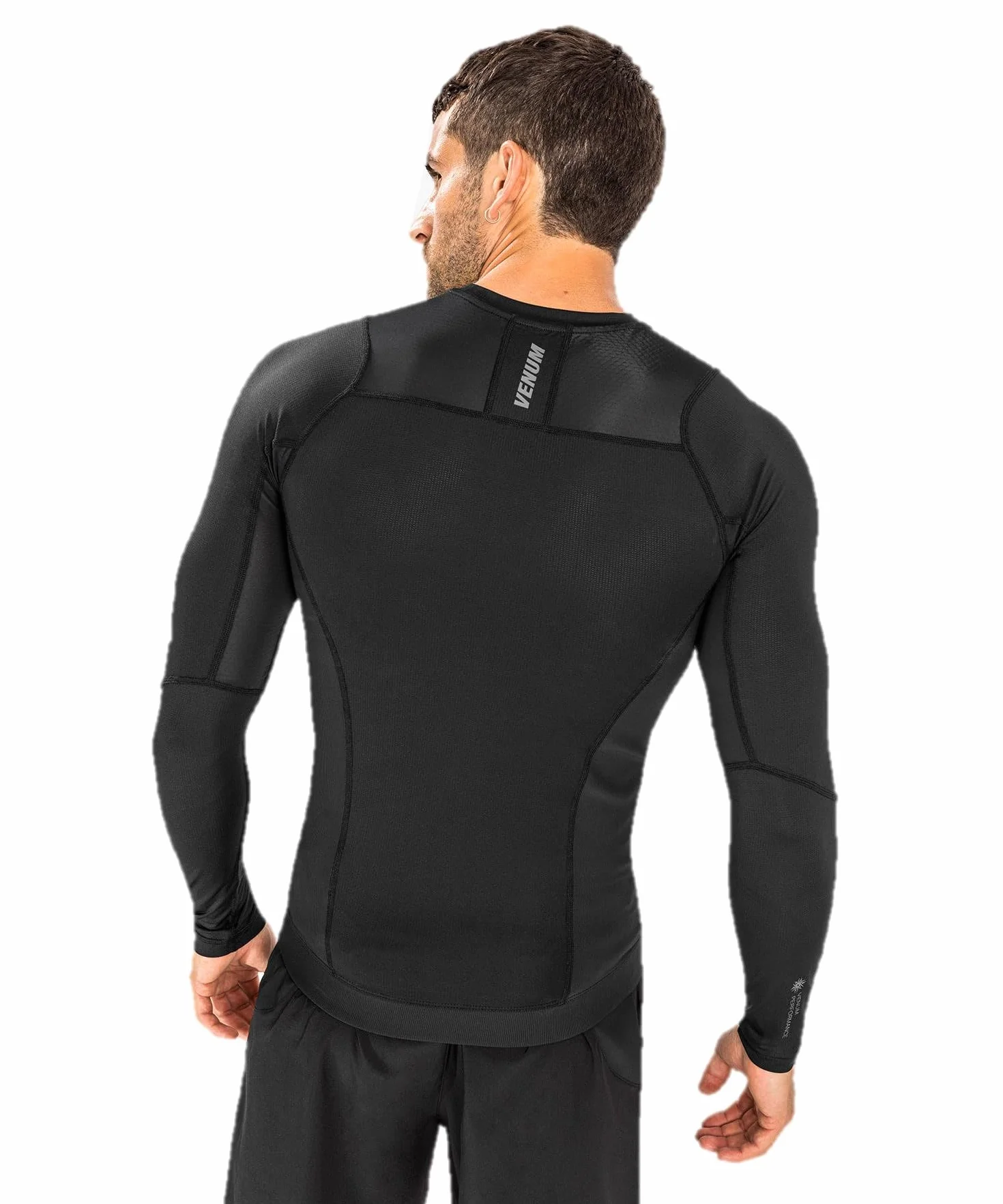 Venum Men's Standard G-Fit Air Rashguards Longsleeve-Black