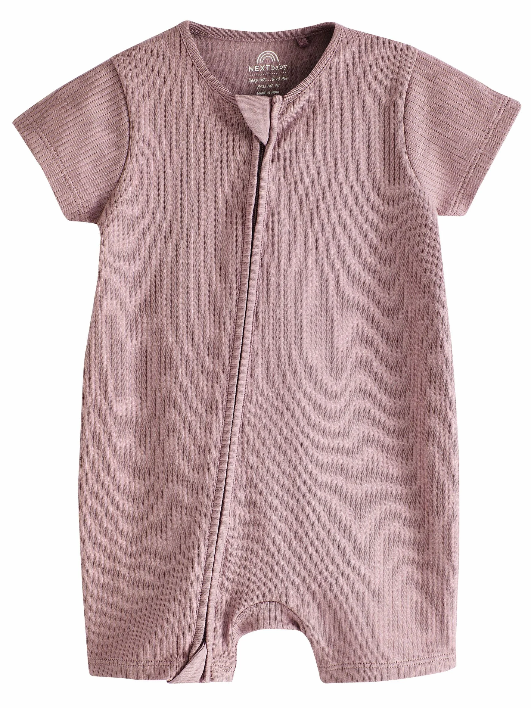 NEXT Noworodki unisex Zestaw 3 pajacyków niemowlęcych z dwukierunkowym suwakiem