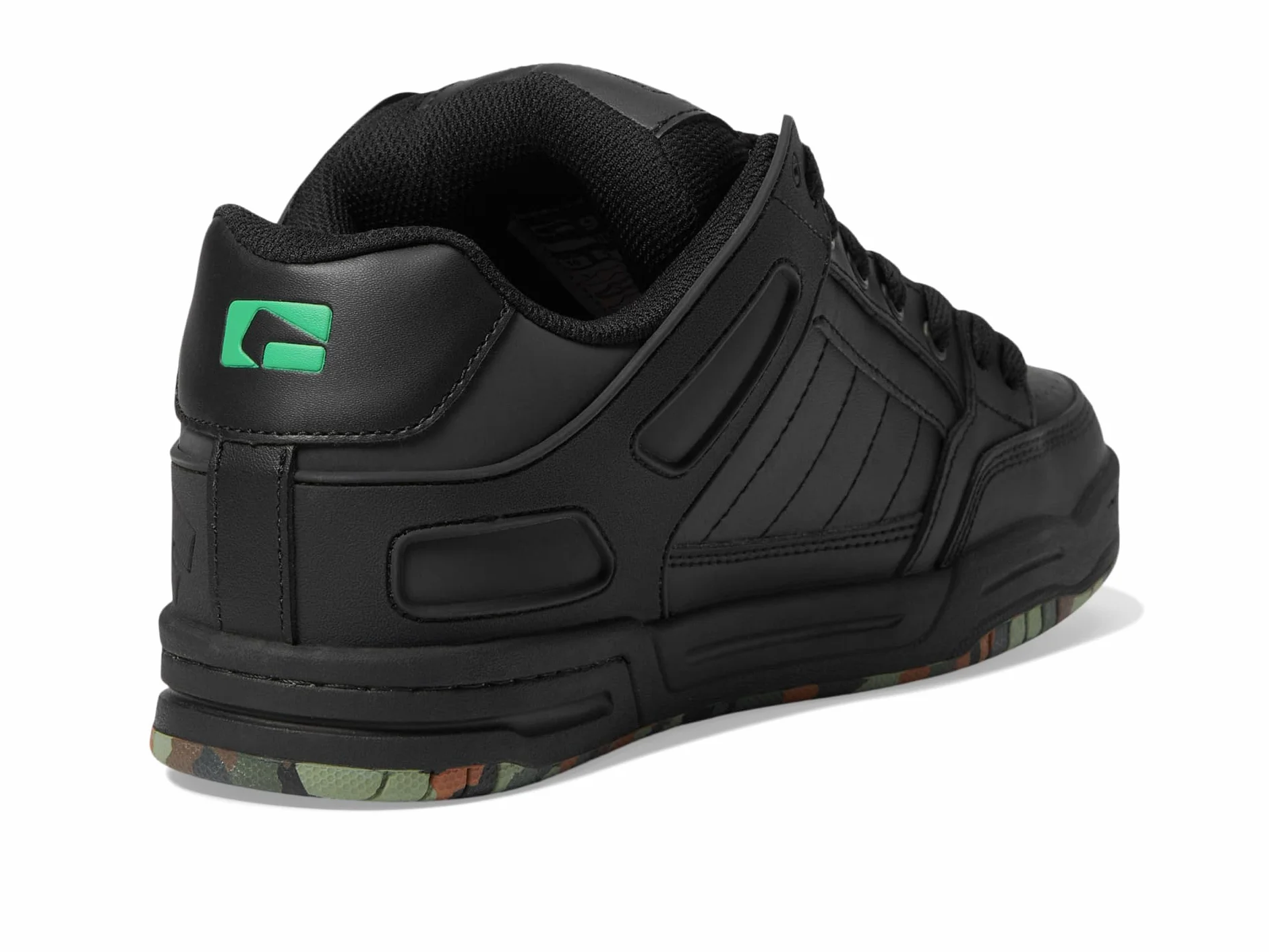 Męskie buty skate - profesjonalne buty do deskorolki Tilt - czarny/zielony/mozaikowy