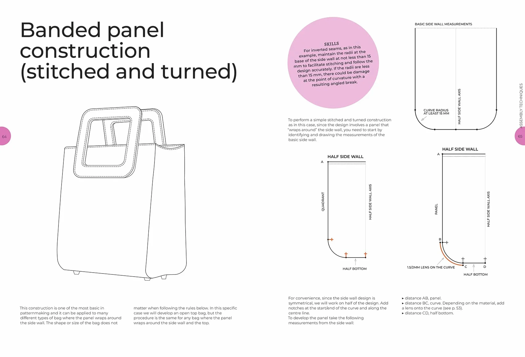 Designing Bags /anglais: Typology, Construction Techniques, Analogue and Digital Patternmaking from Scratch