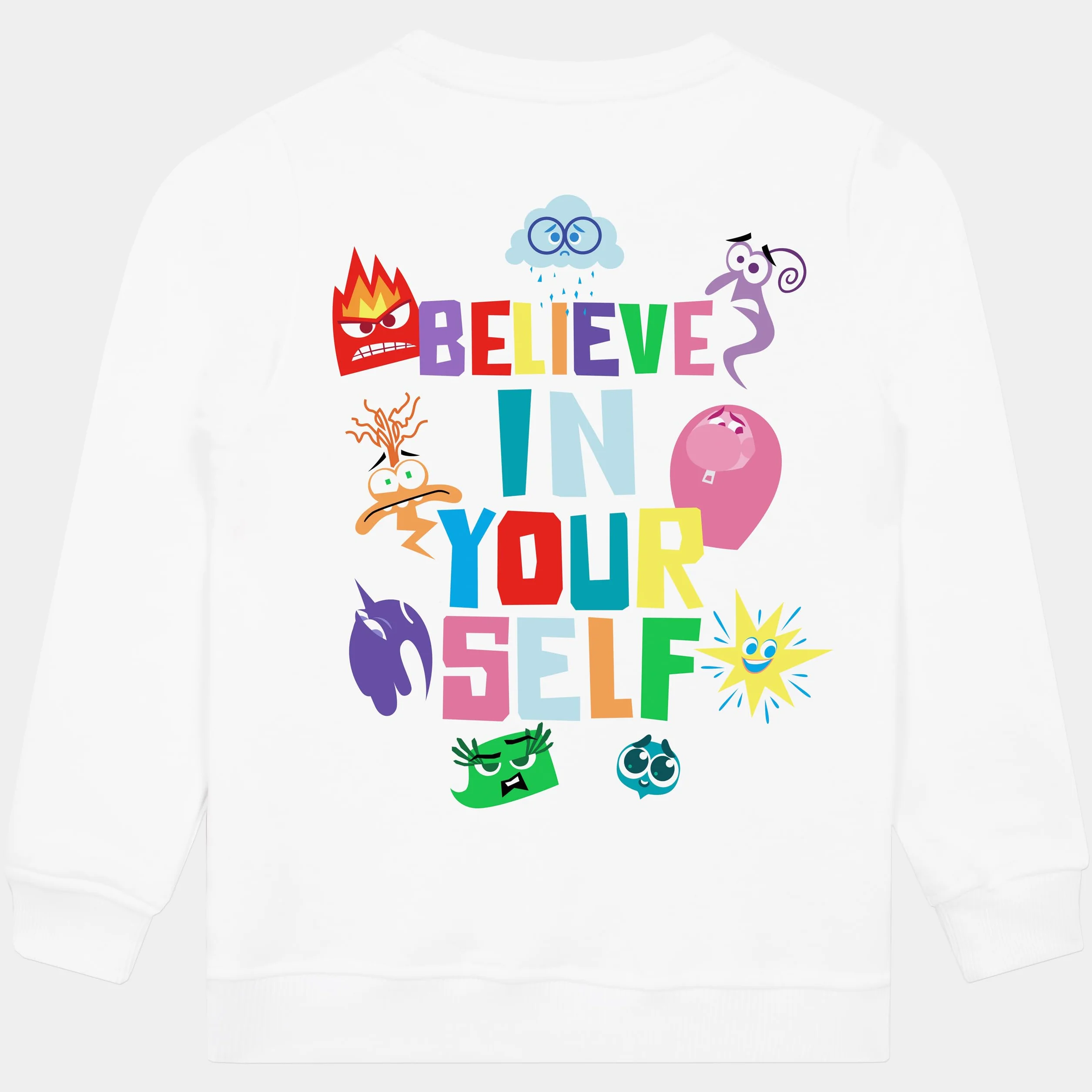 Disney Inside Out 2 Bluza Dla Dziewczynek | Bawełniany Jumper Dla Dziewczynek | Bluzy Dla Dziewczynek
