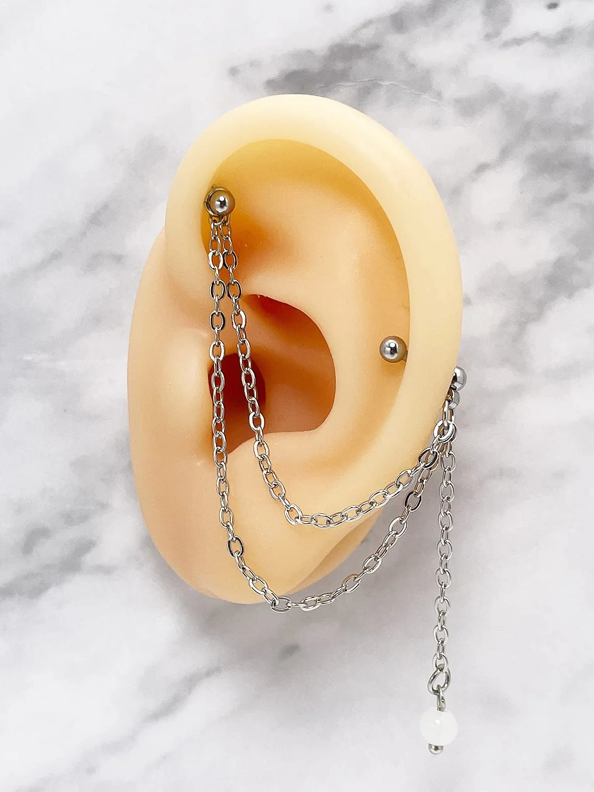 Briana Williams Helix kolczyki do chrząstki ze stali nierdzewnej, tragus, 16 g, biżuteria do uszu, biżuteria dla kobiet i mężczyzn, Stal nierdzewna, stal