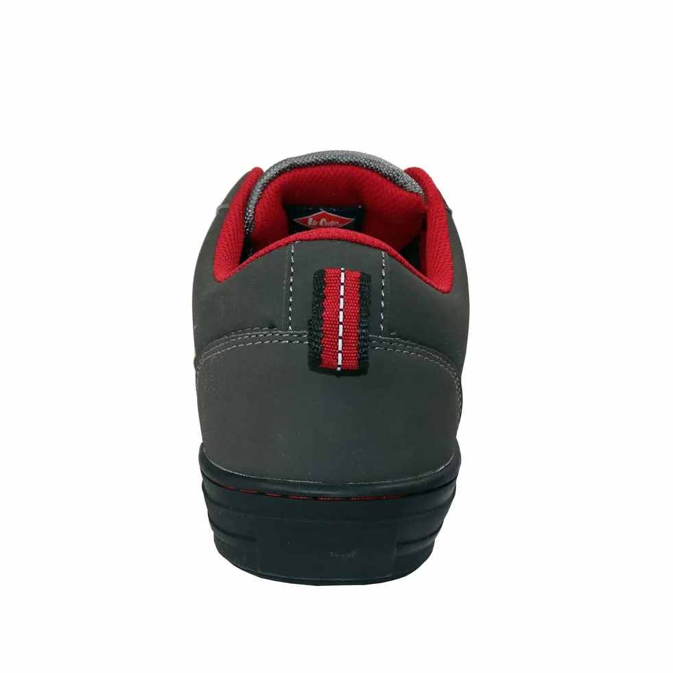 Lee Cooper ‎LCSHOE054 Unisexowe obuwie ochronne robocze SB/SRA w stylu retro baseball nowoczesny design buty robocze BHP, Szary, 36 EU