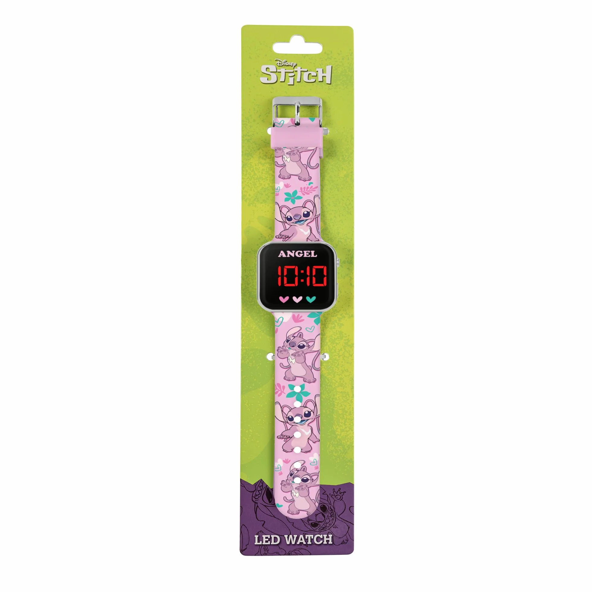 Disney Lilo i Stitch Zegarek z pasem LED LAS4087