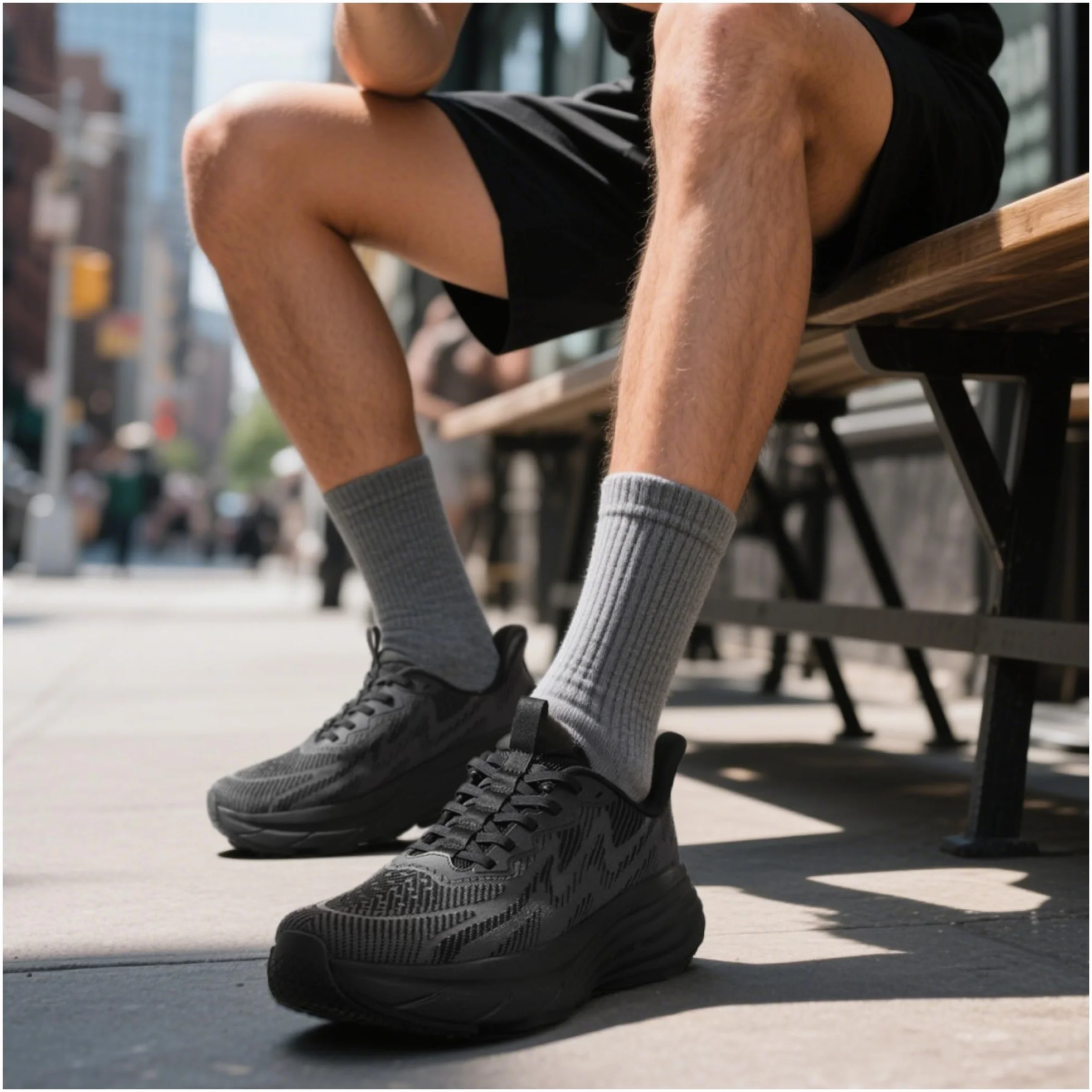 ALLSWIFIT Męskie wsuwane buty do chodzenia bez użycia rąk poduszka bieganie tenis Swift pluszowe antypoślizgowe wygodne trening siłownia sportowe modne trampki