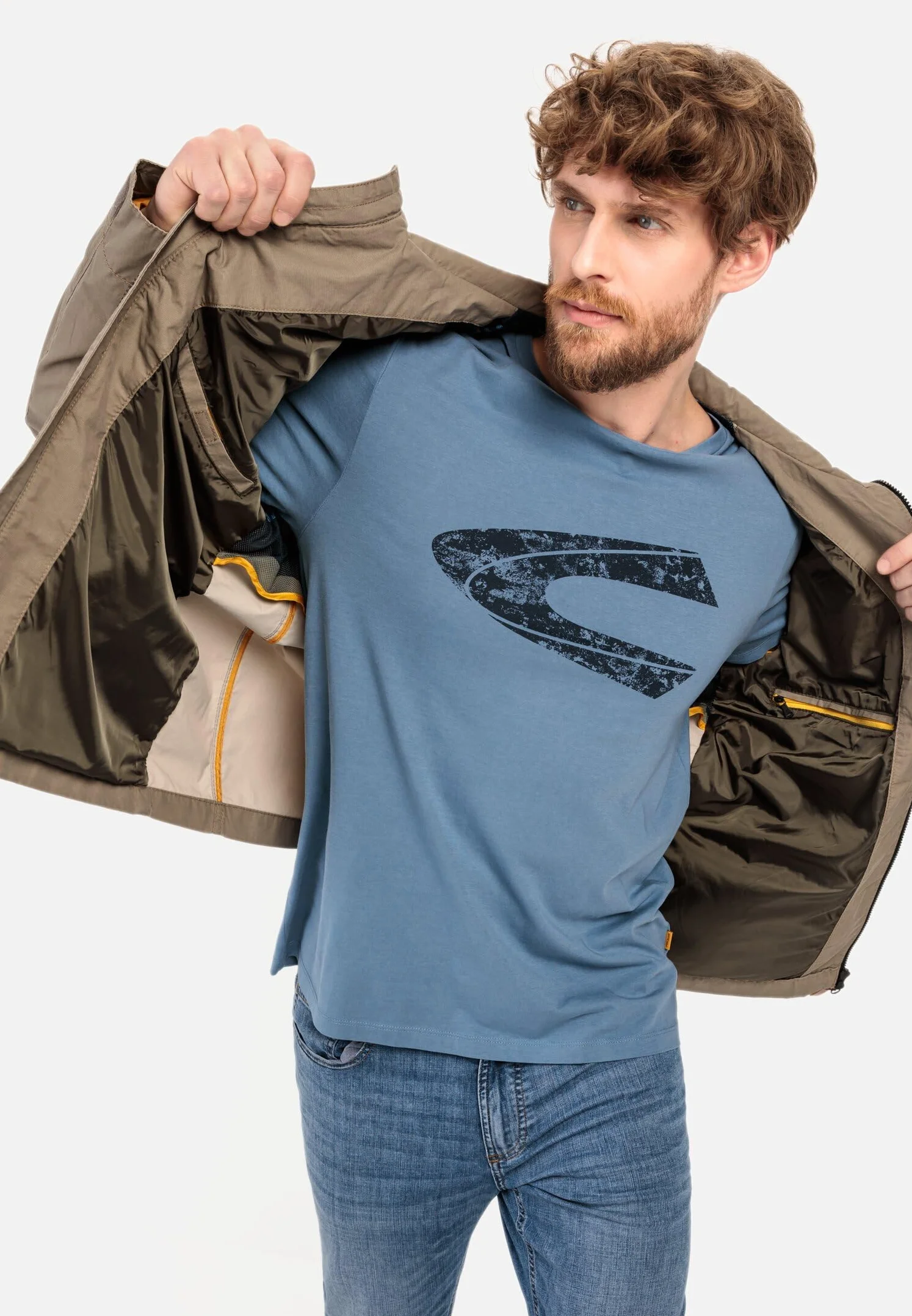 camel active Bluzka Mężczyźni 430260-3u64