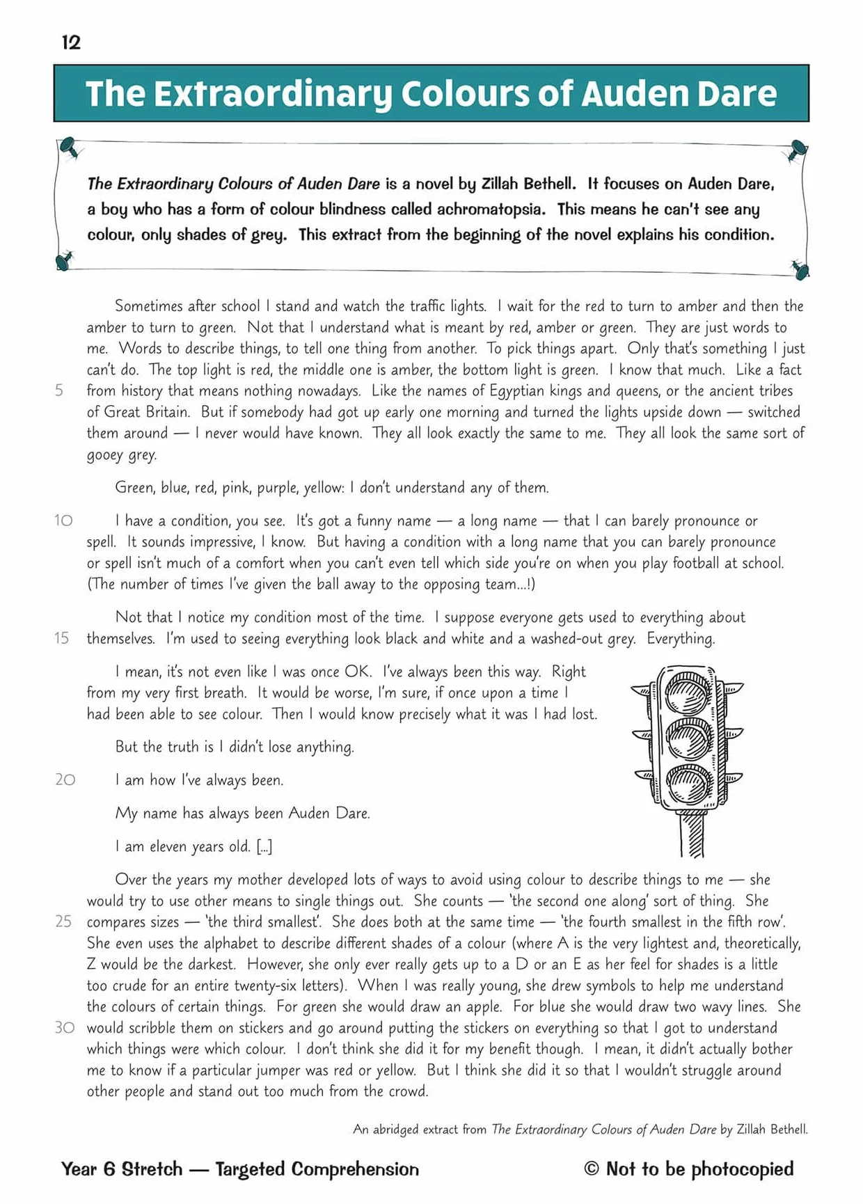 KS2 English Year 6 Stretch Reading Comprehension Targeted Question Book (+ Ans)