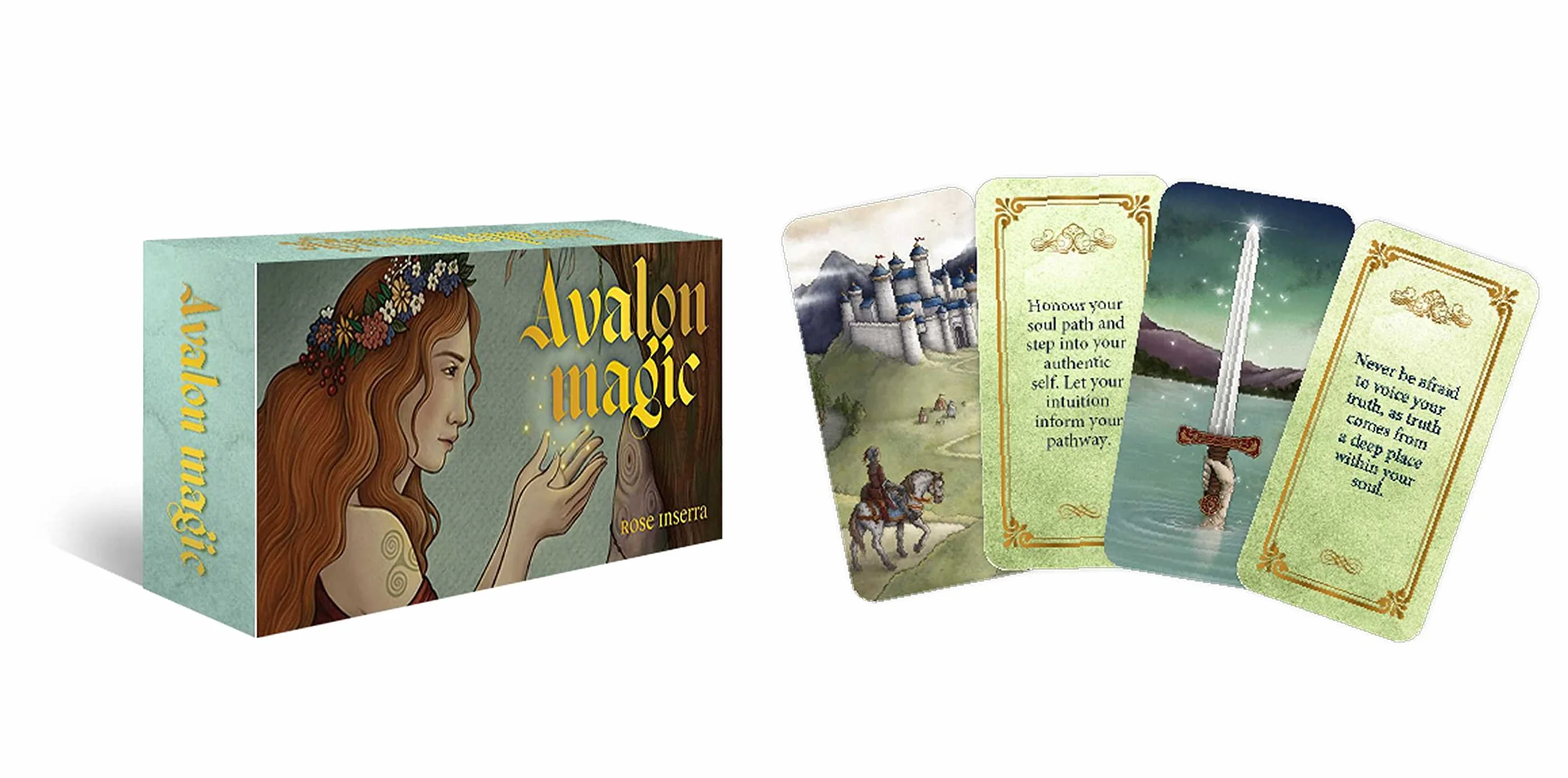 Avalon Magic: 40 rounded corner cards + 1 box with 1 magnet