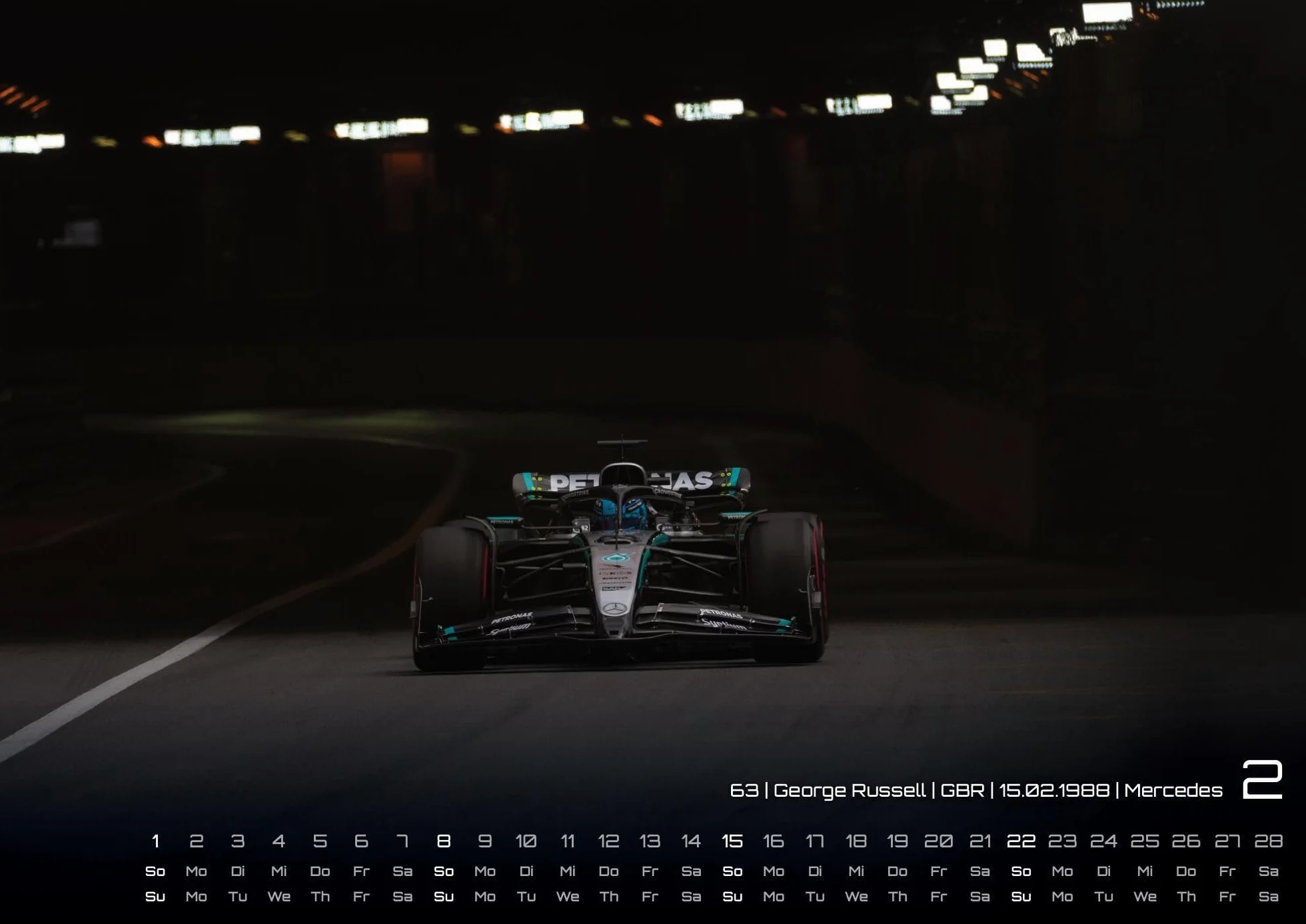 Formel 1 - Grand Prix - 2026 - F1 Kalender DIN A2: Der Wandkalender für alle Fans der Königsklasse auf vier Rädern für das Jahr 2026 im extragroßen Format DIN A2 (ca. 60 x 42 cm)!