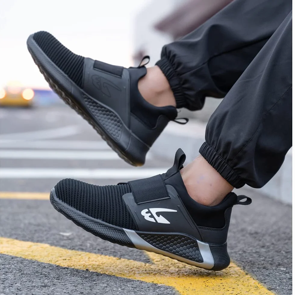 Damskie buty ochronne S3, lekkie buty robocze, stalowe nakładki, poduszki powietrzne, buty ochronne, oddychające, sportowe