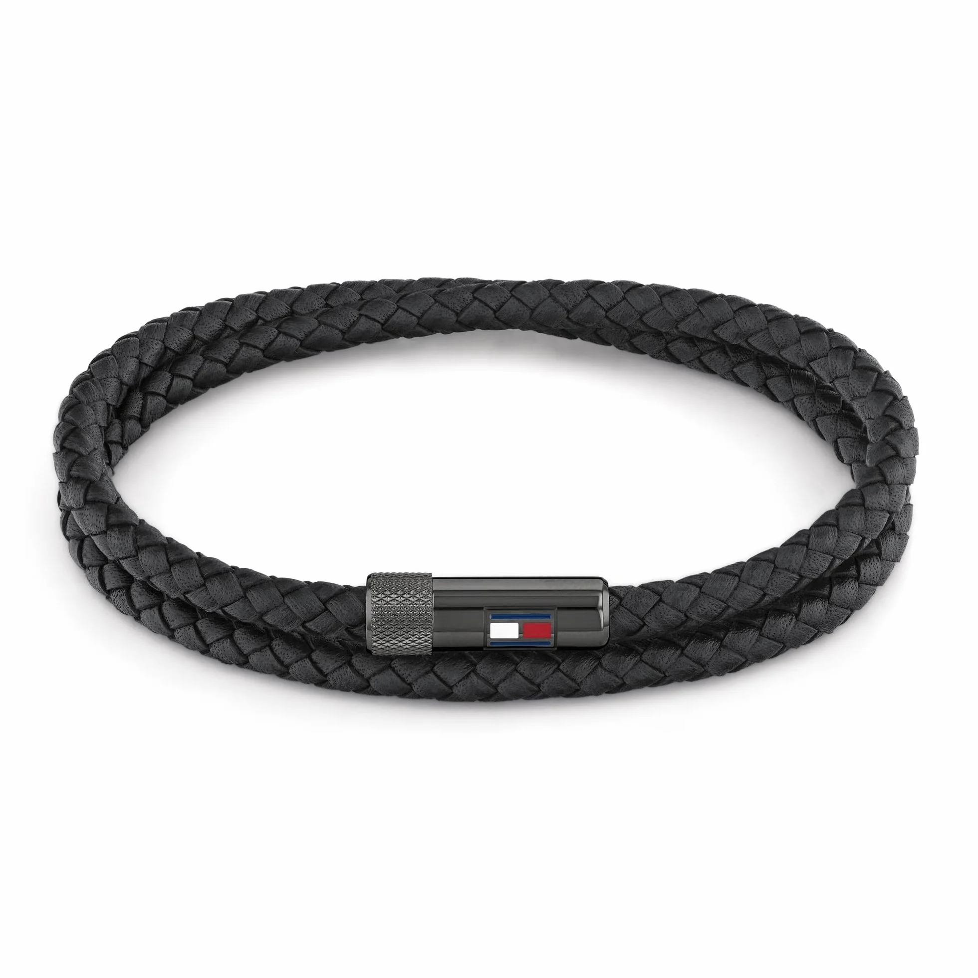 Tommy Hilfiger Męska skórzana bransoletka z zapięciem magnetycznym