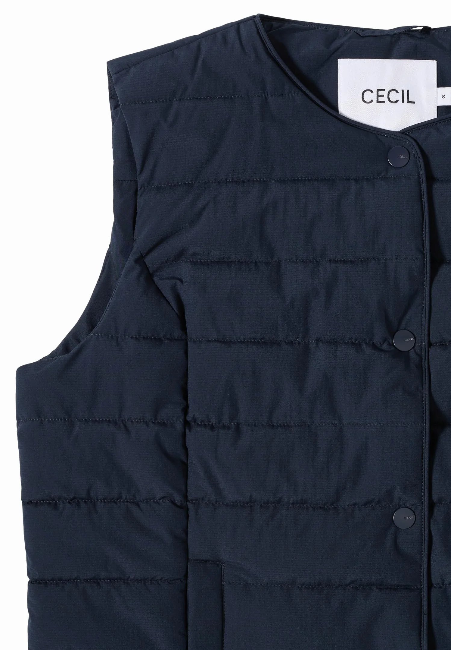 Cecil Kamizelka damska, Dark Navy Blue, M