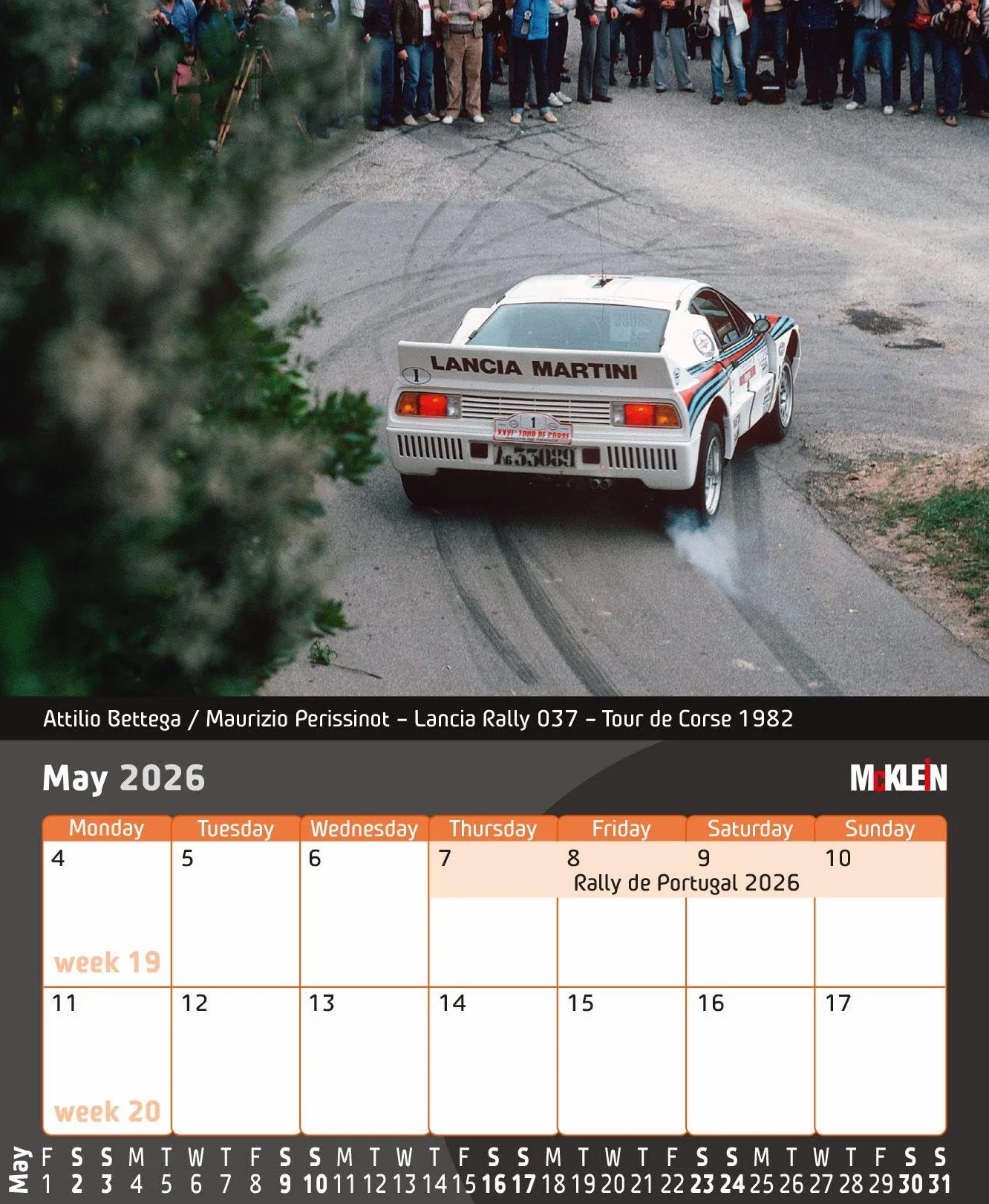 2026 Desktop Rally Calendar: History meets the Present